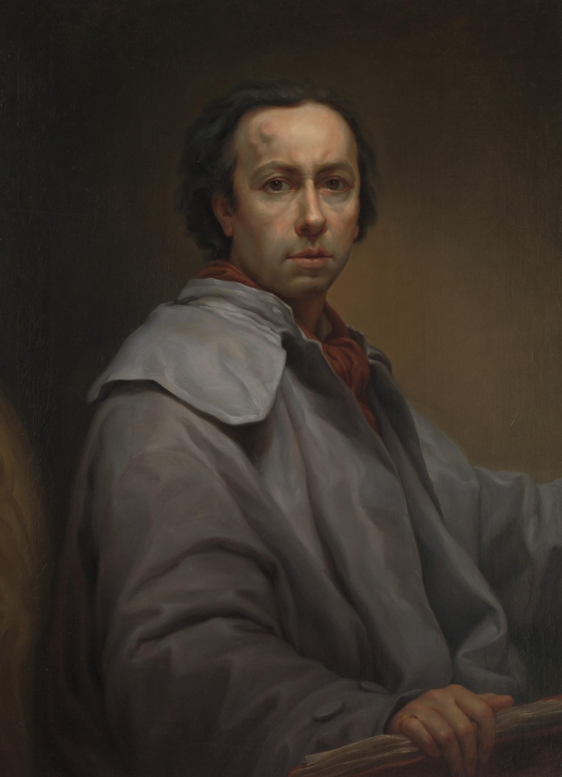 Intense Portrait of an Artist Wall Art