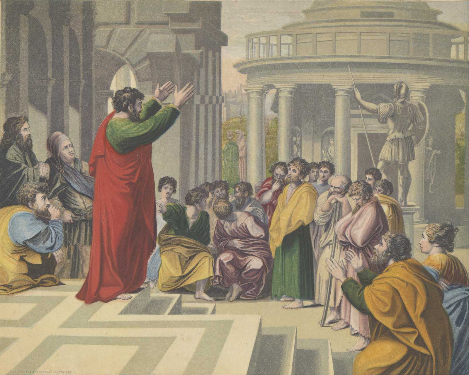St. Paul Preaching Wall Art