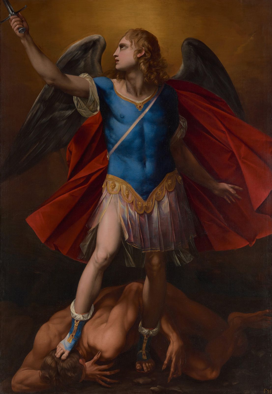 St. Michael Triumphant Angelic Warrior Wall Art