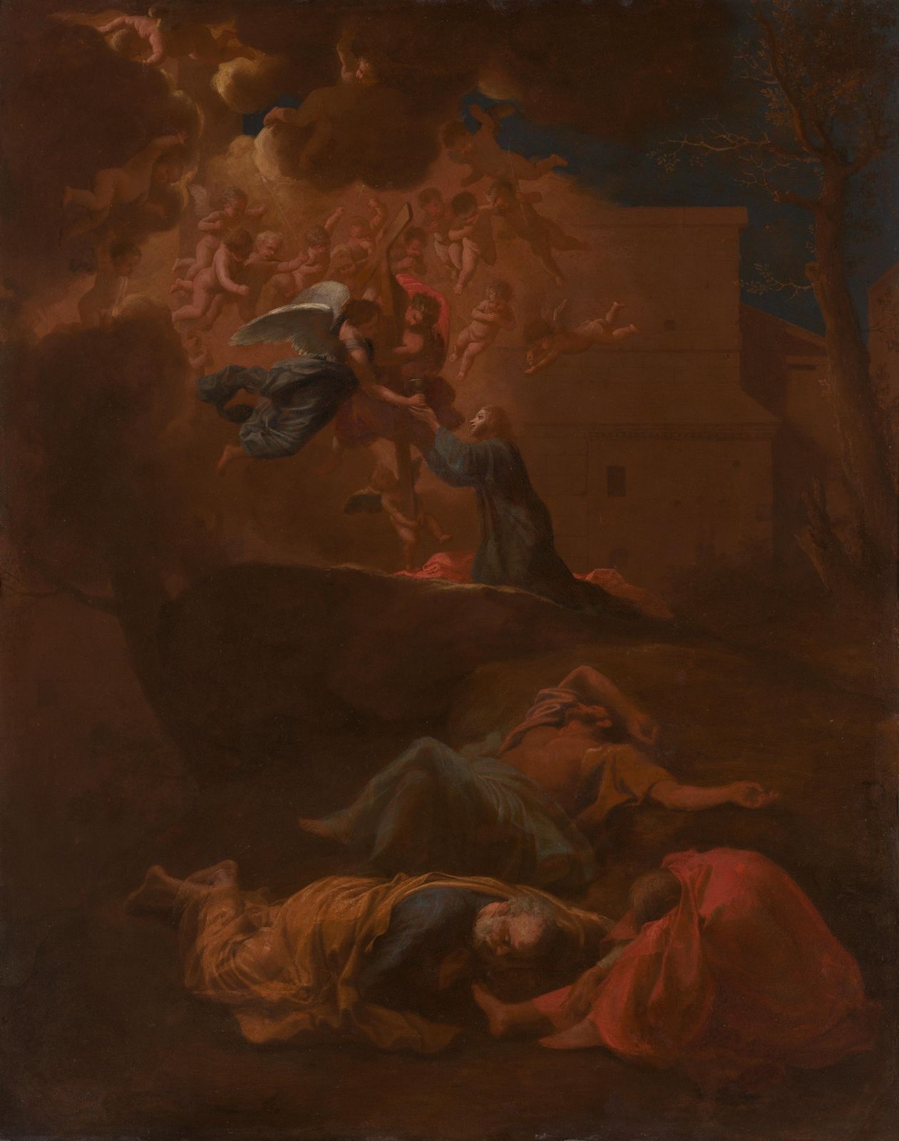 Angelic Vision Baroque Religious Wall Art