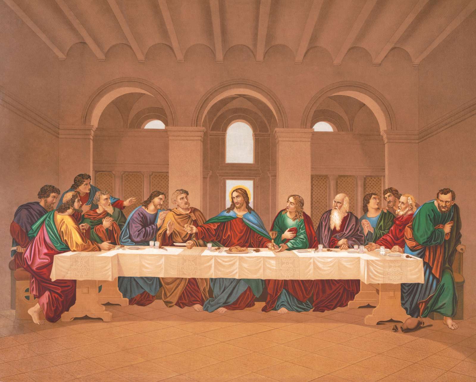 Divine Feast: Last Supper Religious Wall Art