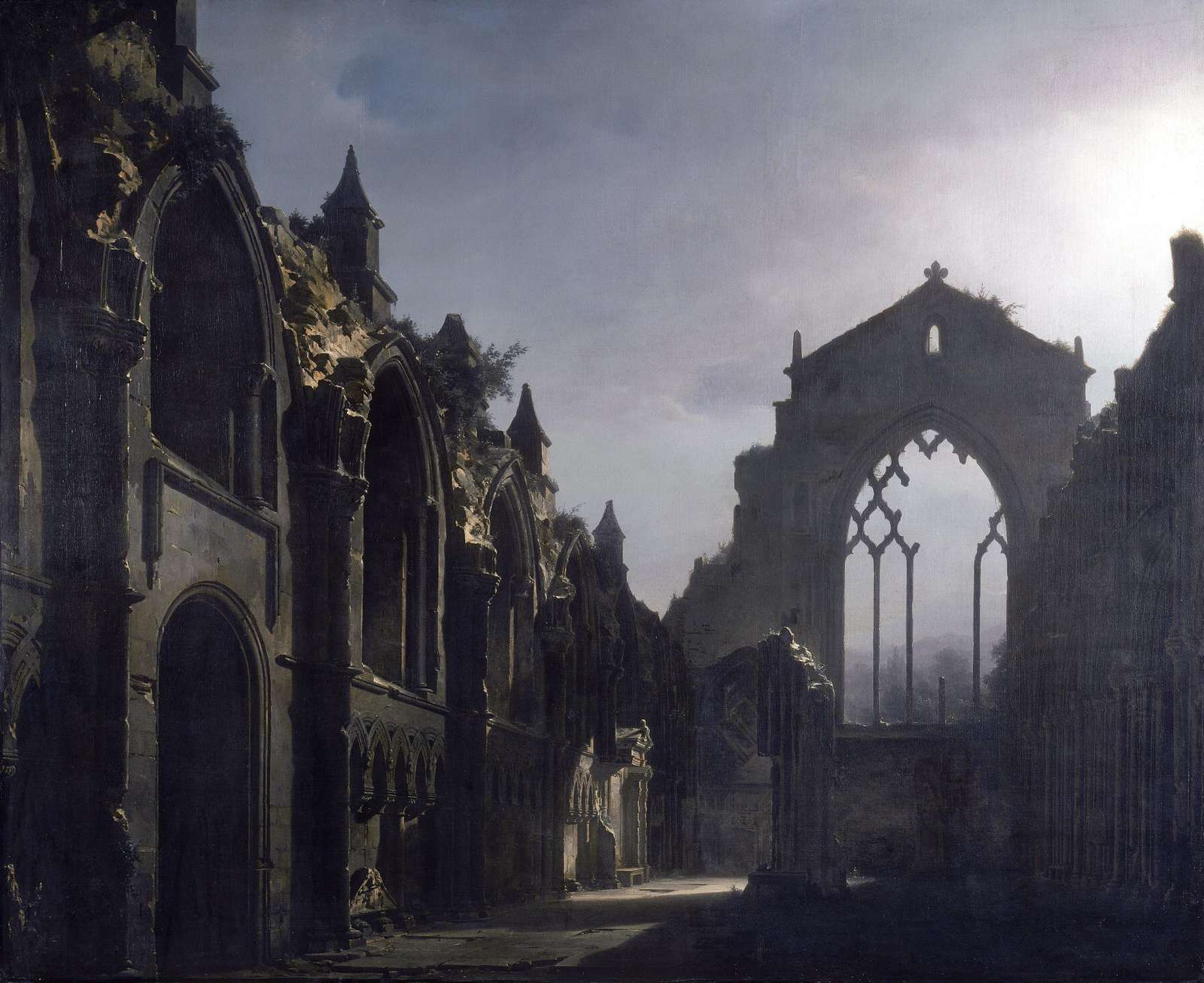 Gothic Ruins Landscape Wall Art