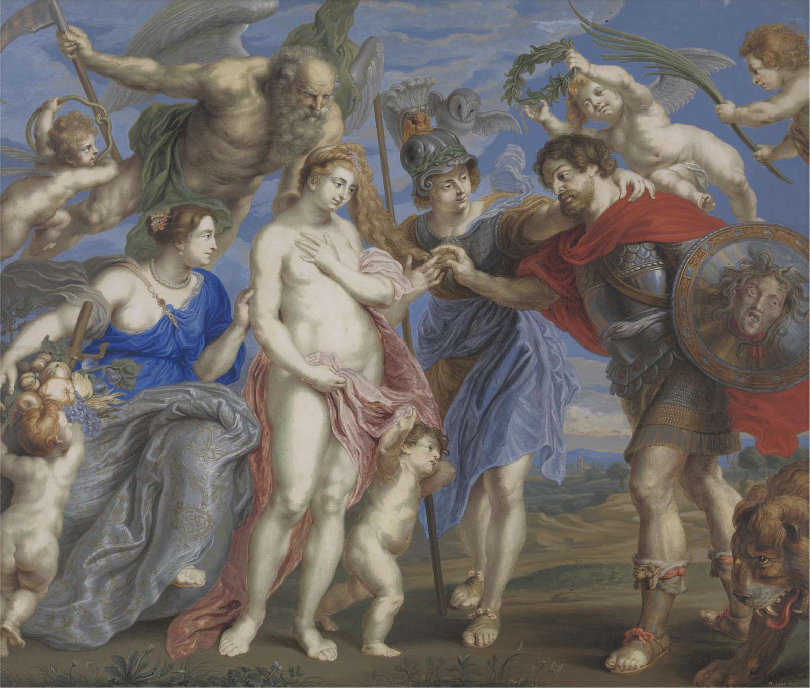 Mythological Allegory Wall Art