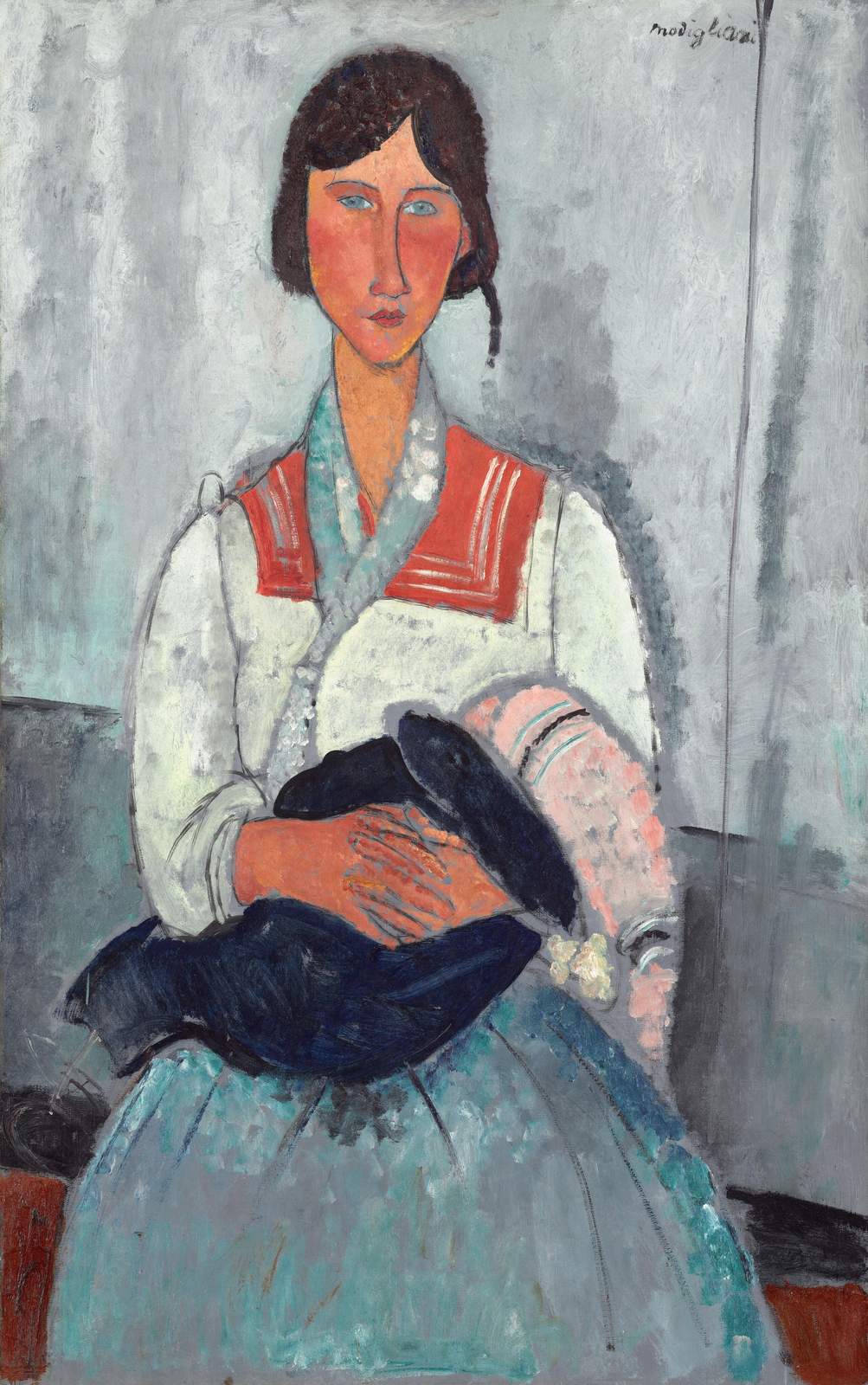 Modigliani Portrait of Woman Wall Art