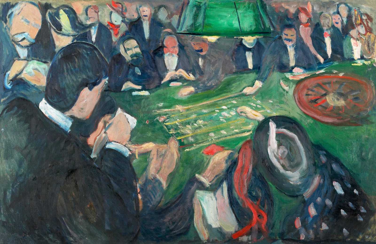Edvard Munch's Casino Scene Wall Art
