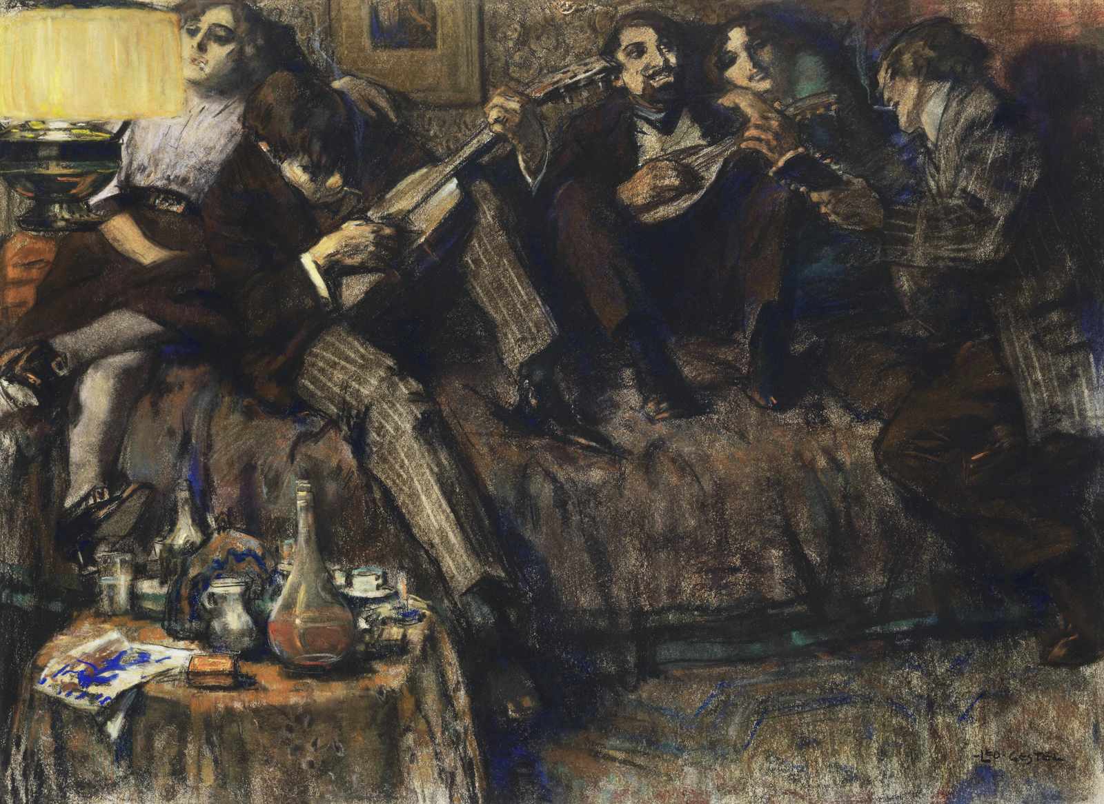 Musical Gathering Art Wall Art