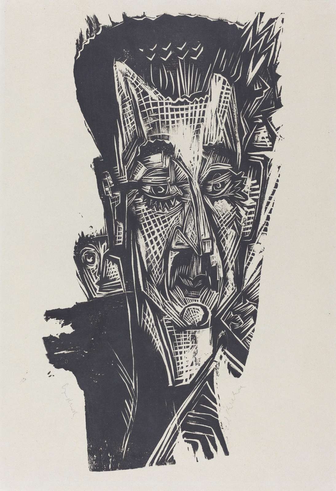 Expressionist Portrait Wall Art Wall Art