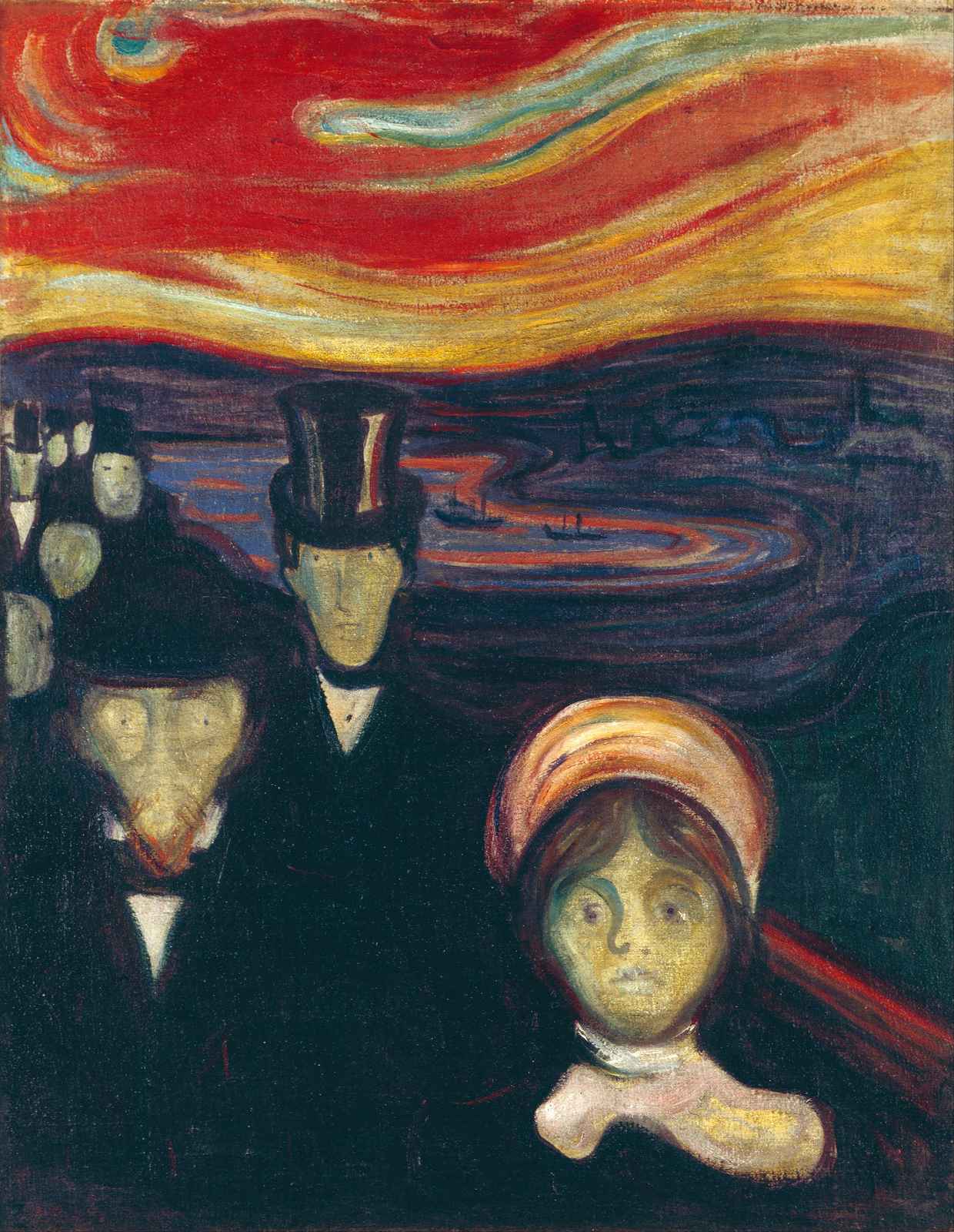 Melancholy Figures Wall Art