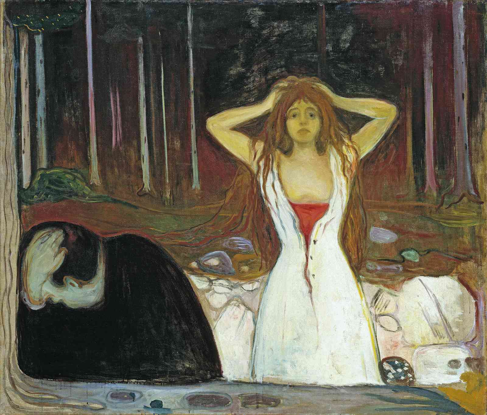The Vampire Edvard Munch Expressionist Wall Art