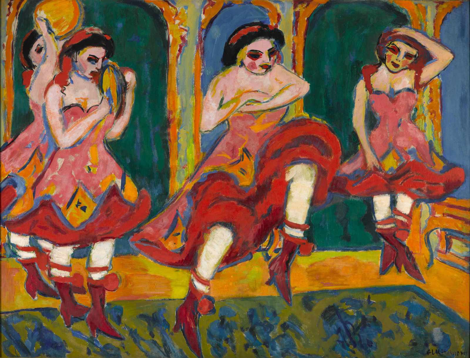 Vibrant Dancers Wall Art | Modern Art Wall Decor