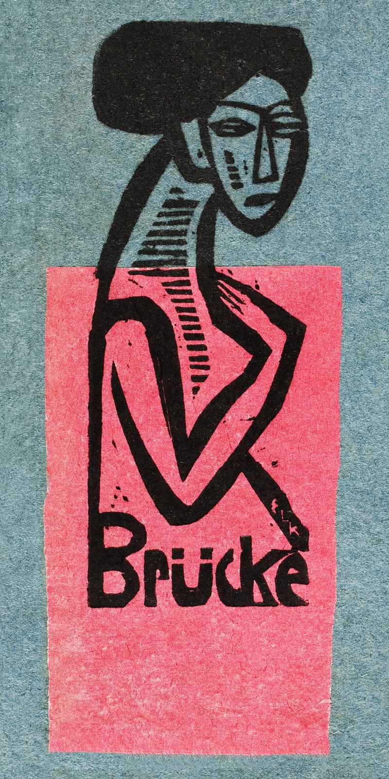 Bold Figure 'Brücke' Art Wall Art