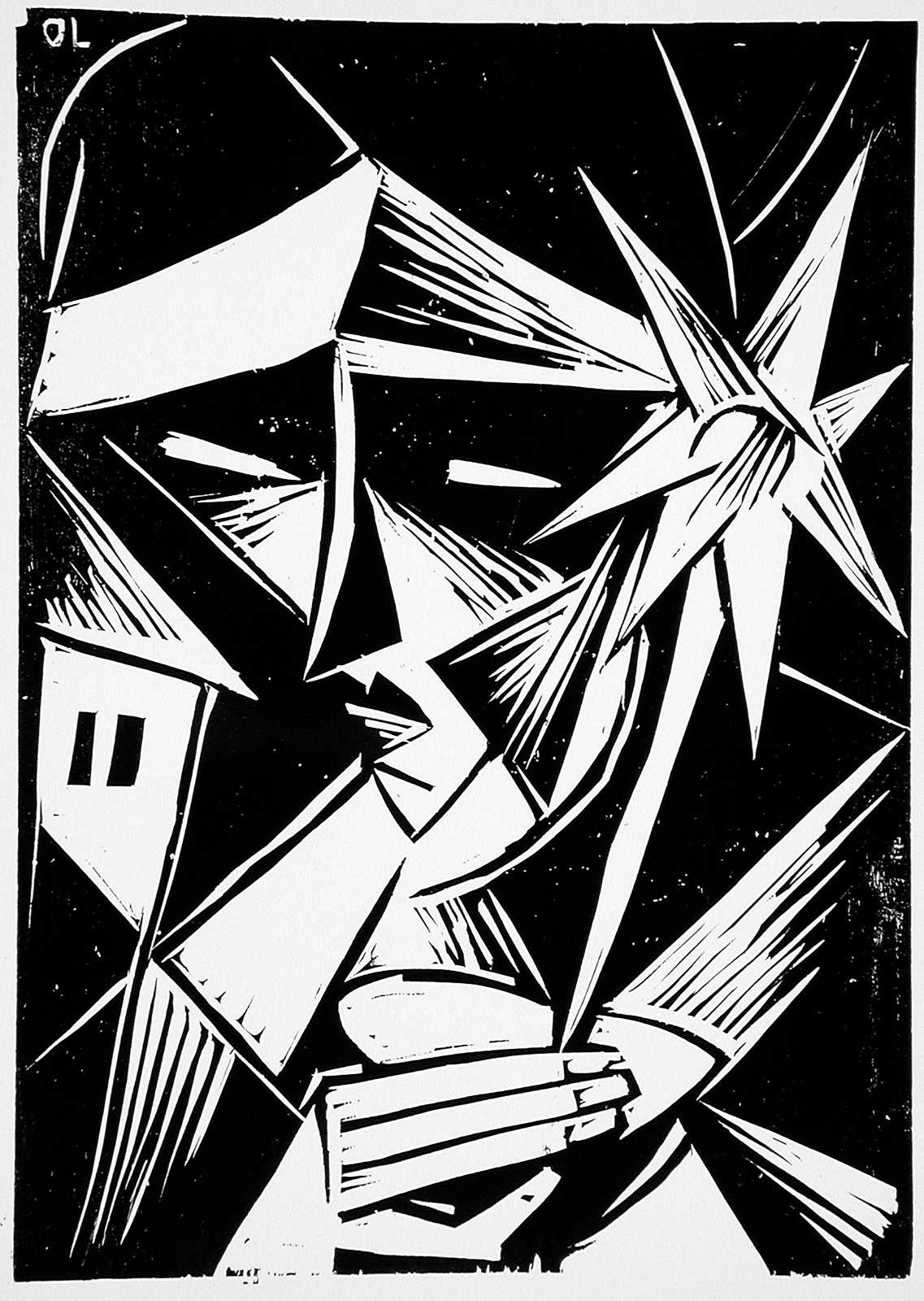 Bold Expressionist Portrait Wall Art