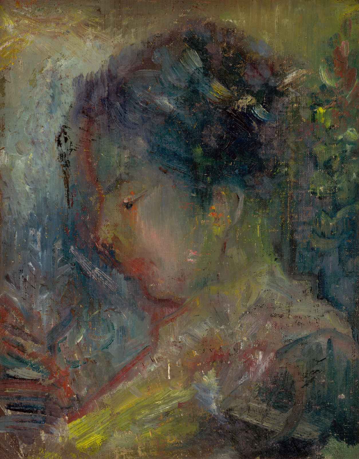 Impressionist Portrait "Woman's Gaze" Wall Art