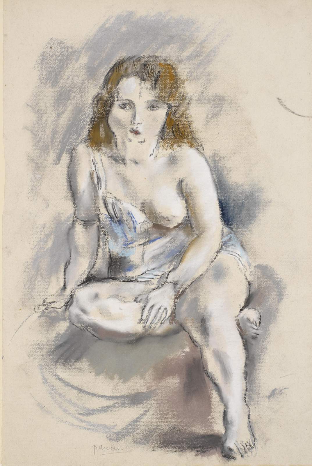 Seated Woman Study Wall Art