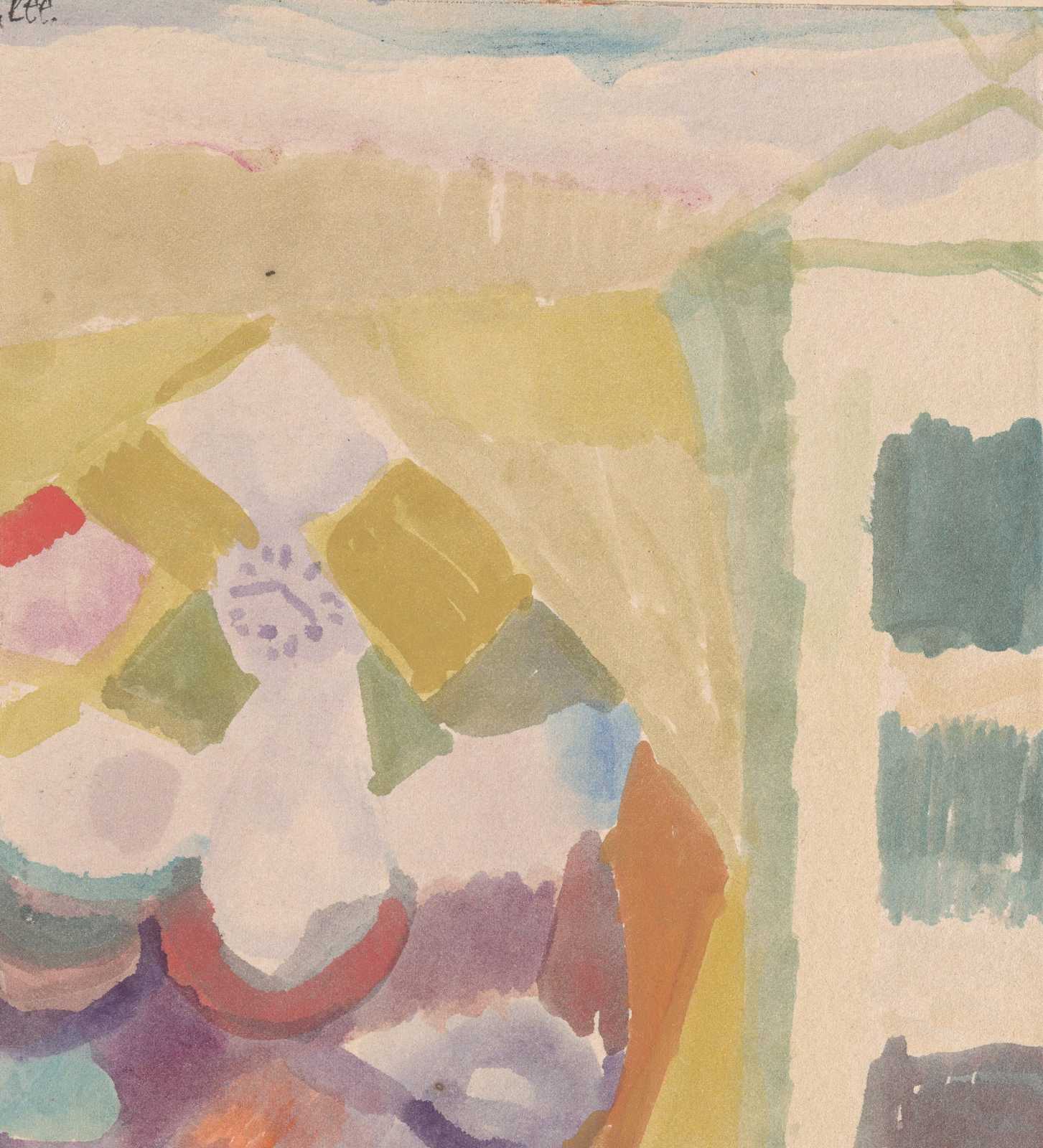 Abstract Watercolor Landscape Wall Art