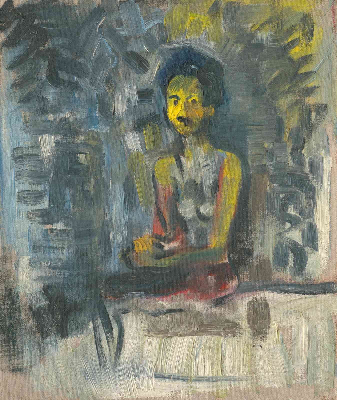 Expressive Portrait Figure Abstract Wall Art