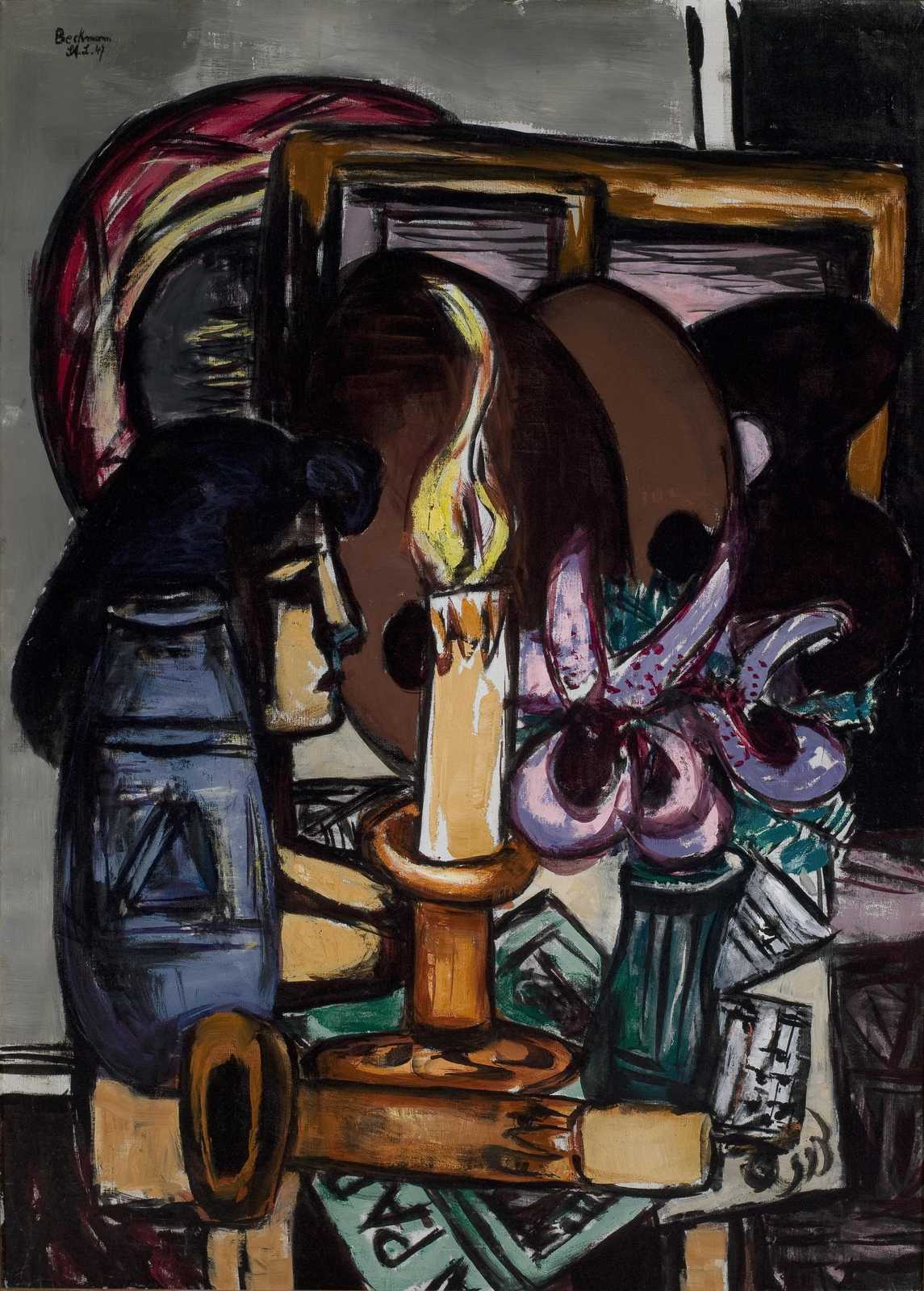 Still Life with Candle Wall Art