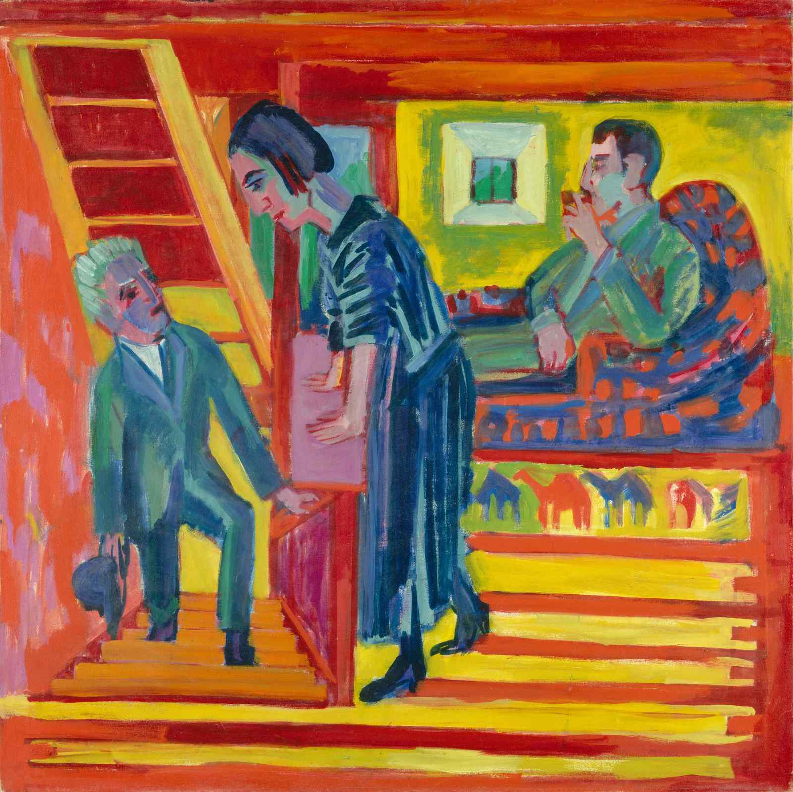 Vibrant Interior Scene Wall Art