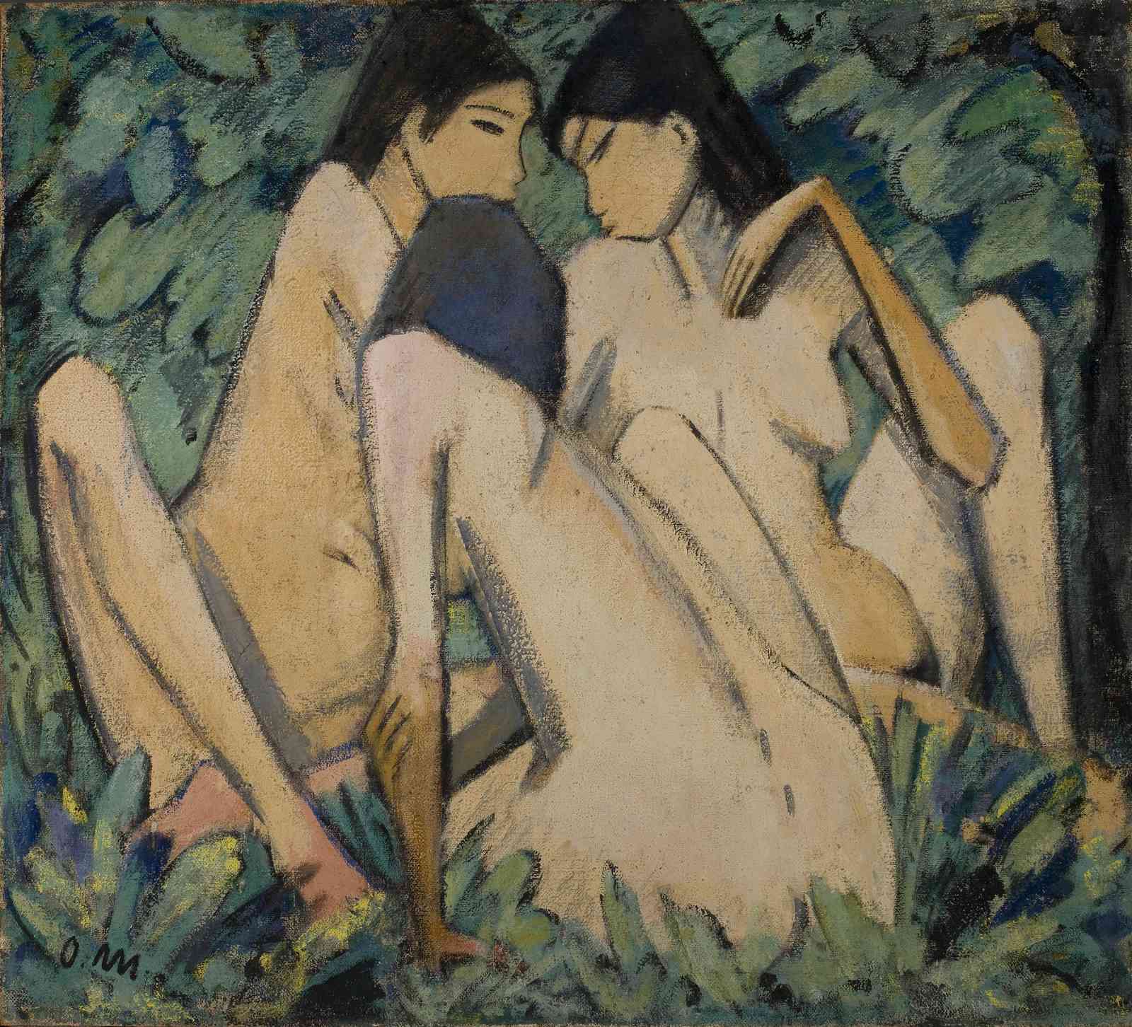 Intimate Figures in Nature Wall Art
