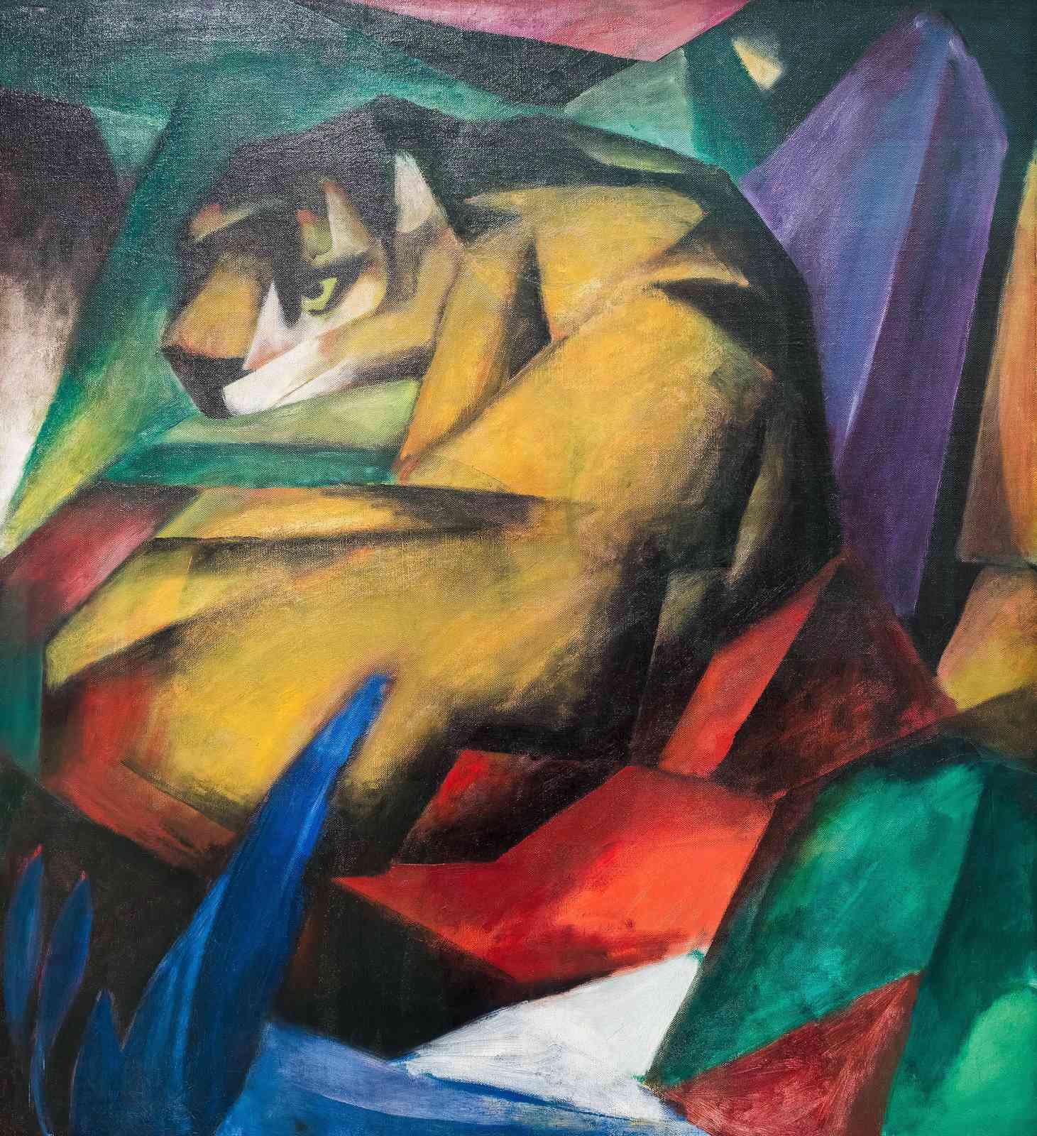 Abstract Tiger Art Wall Art