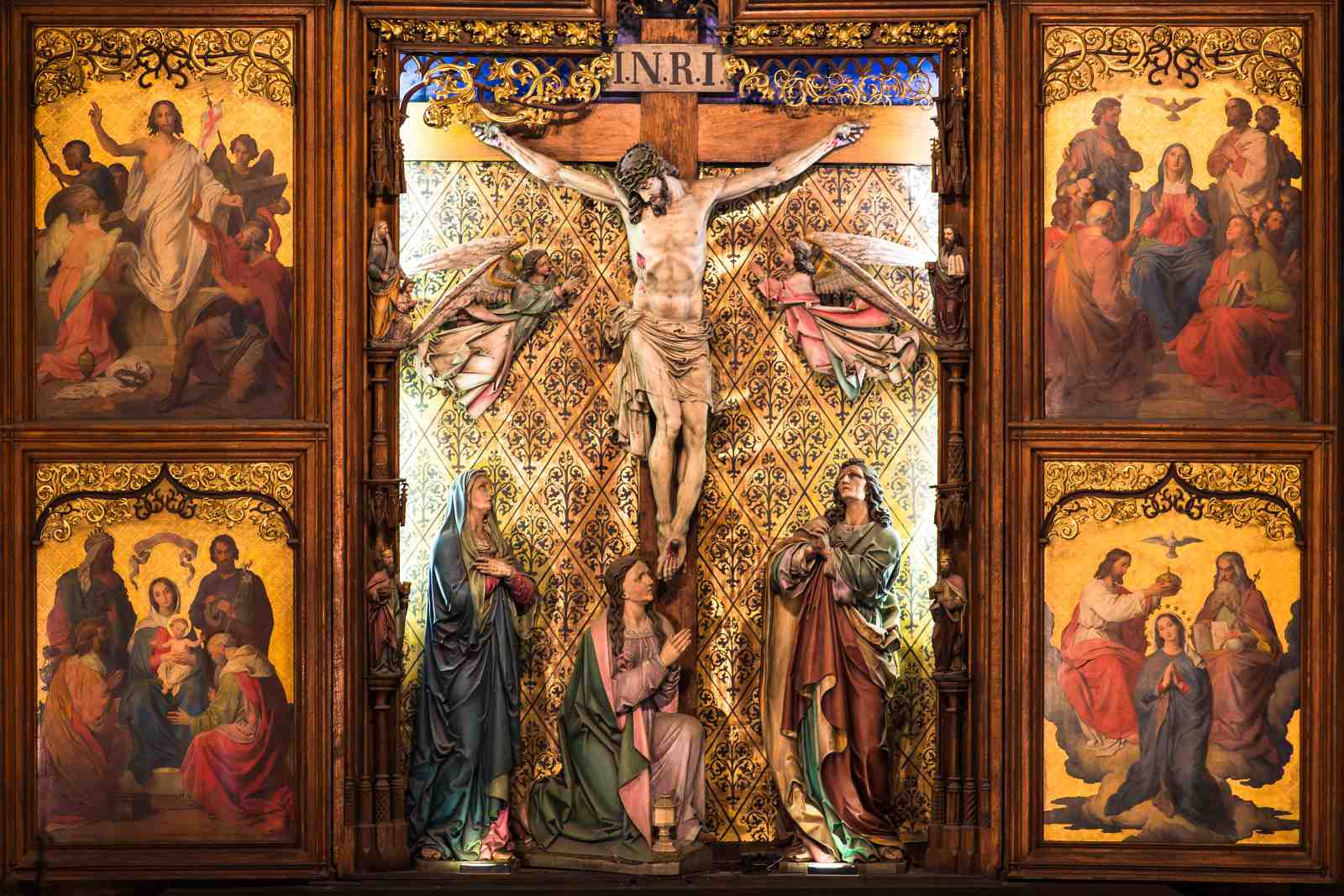 Religious Iconography Jesus Christ Crucifixion Wall Art