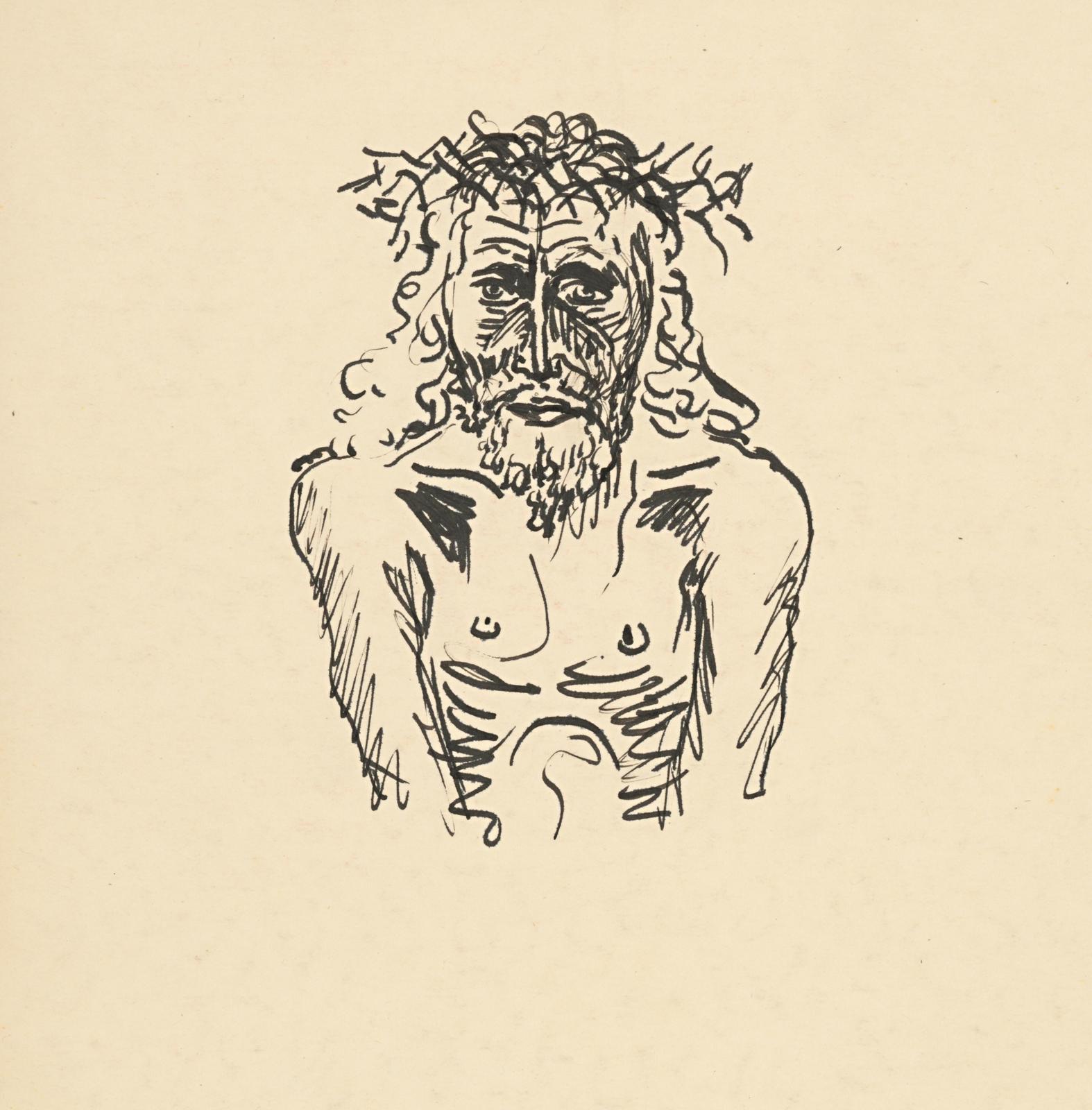 Evocative Jesus Crown of Thorns Wall Art