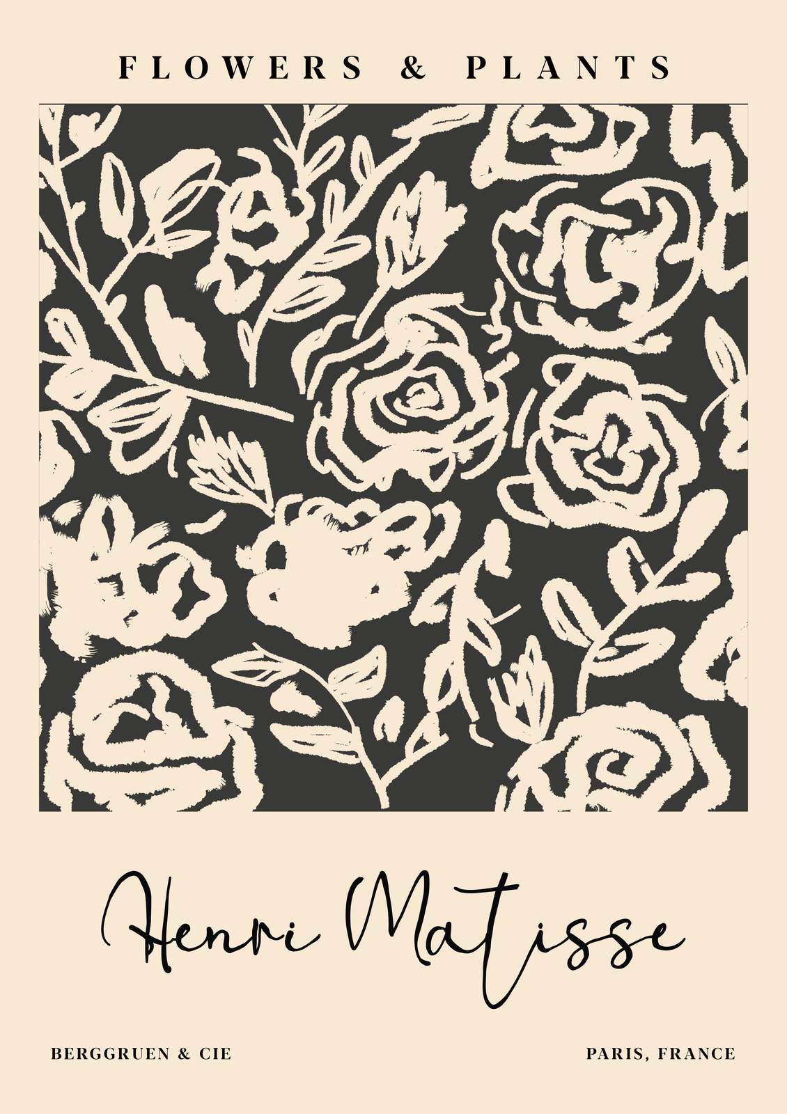 Matisse Floral Botanical Matisse Wall Art