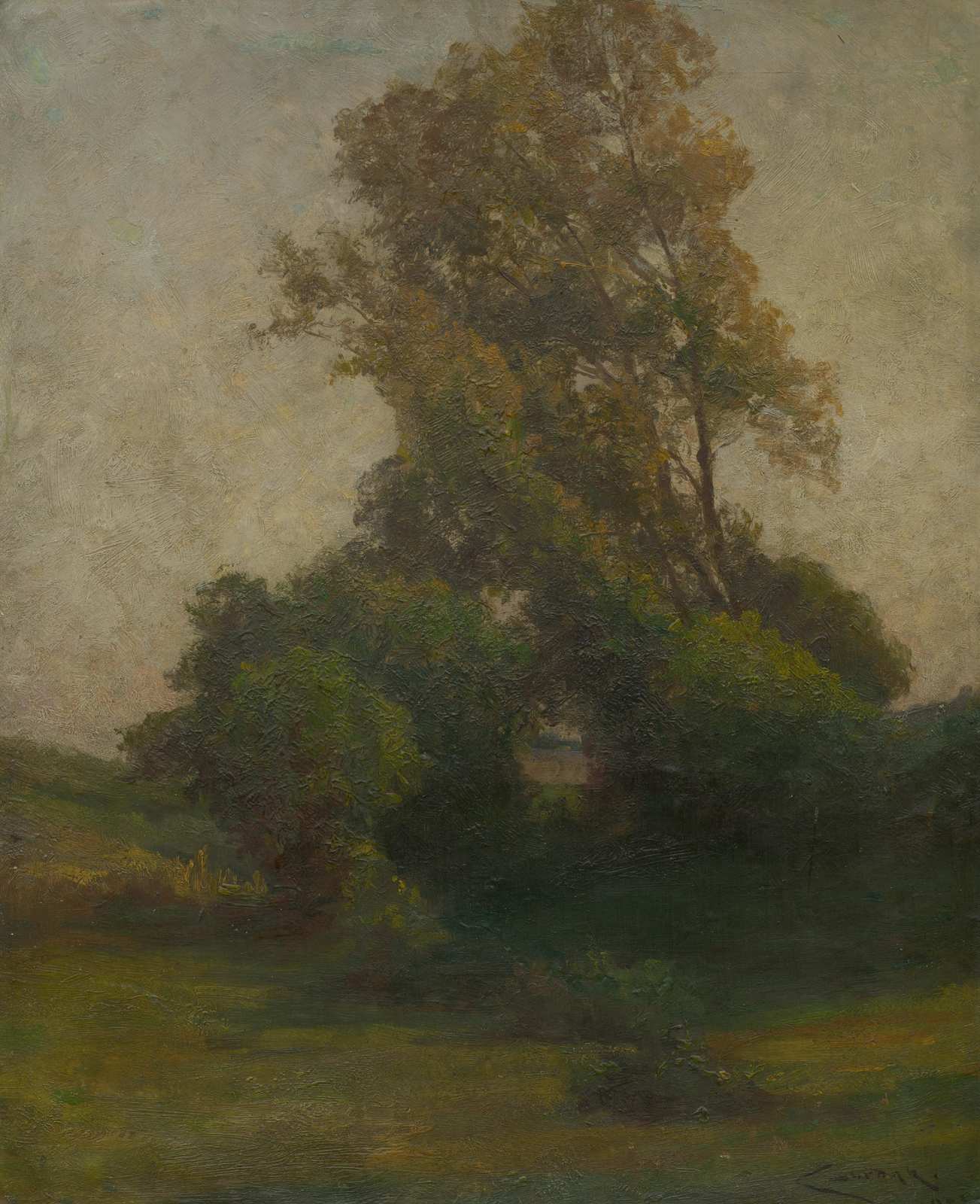 Serene Meadow Trees Wall Art