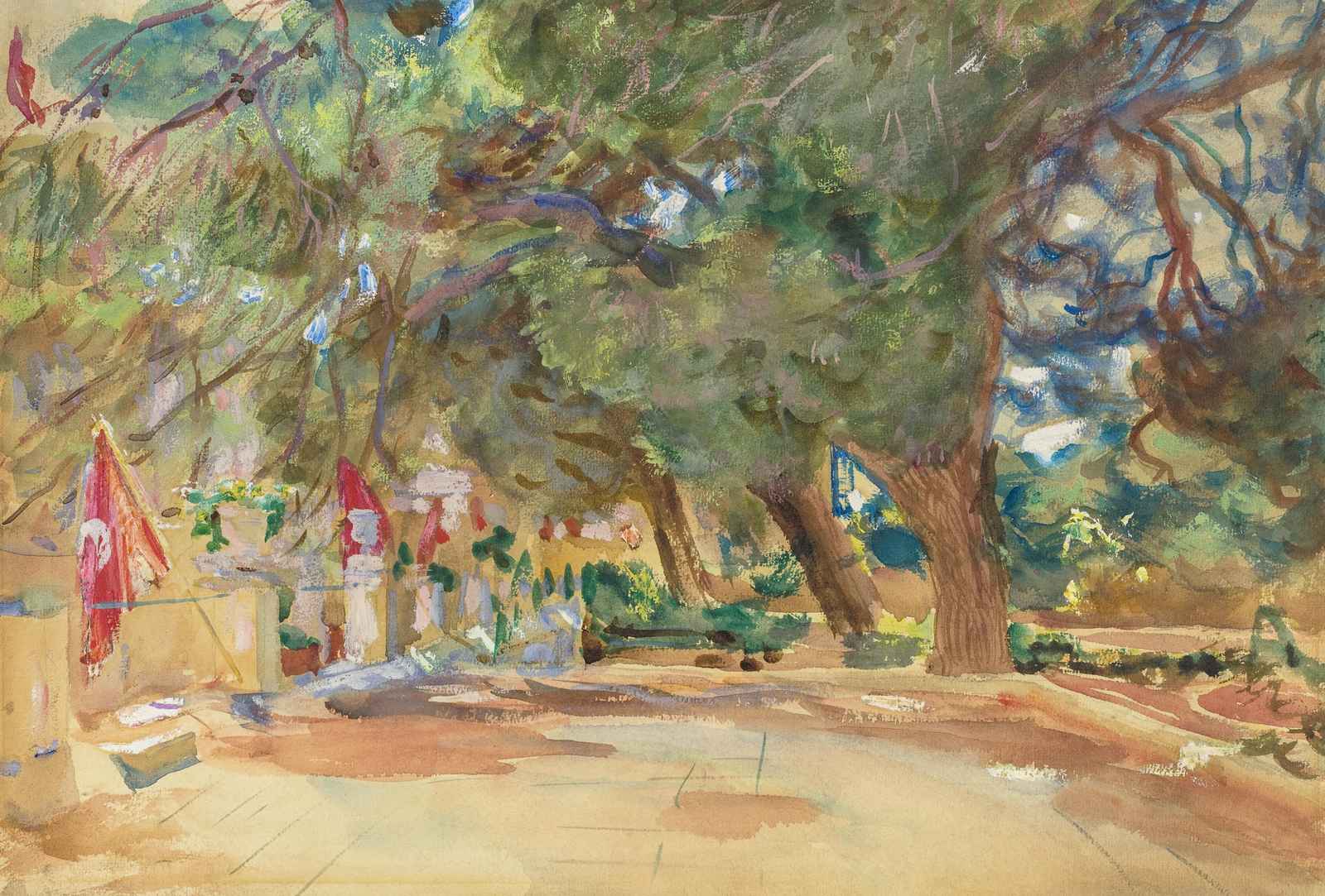 Lush Mediterranean Grove Wall Art