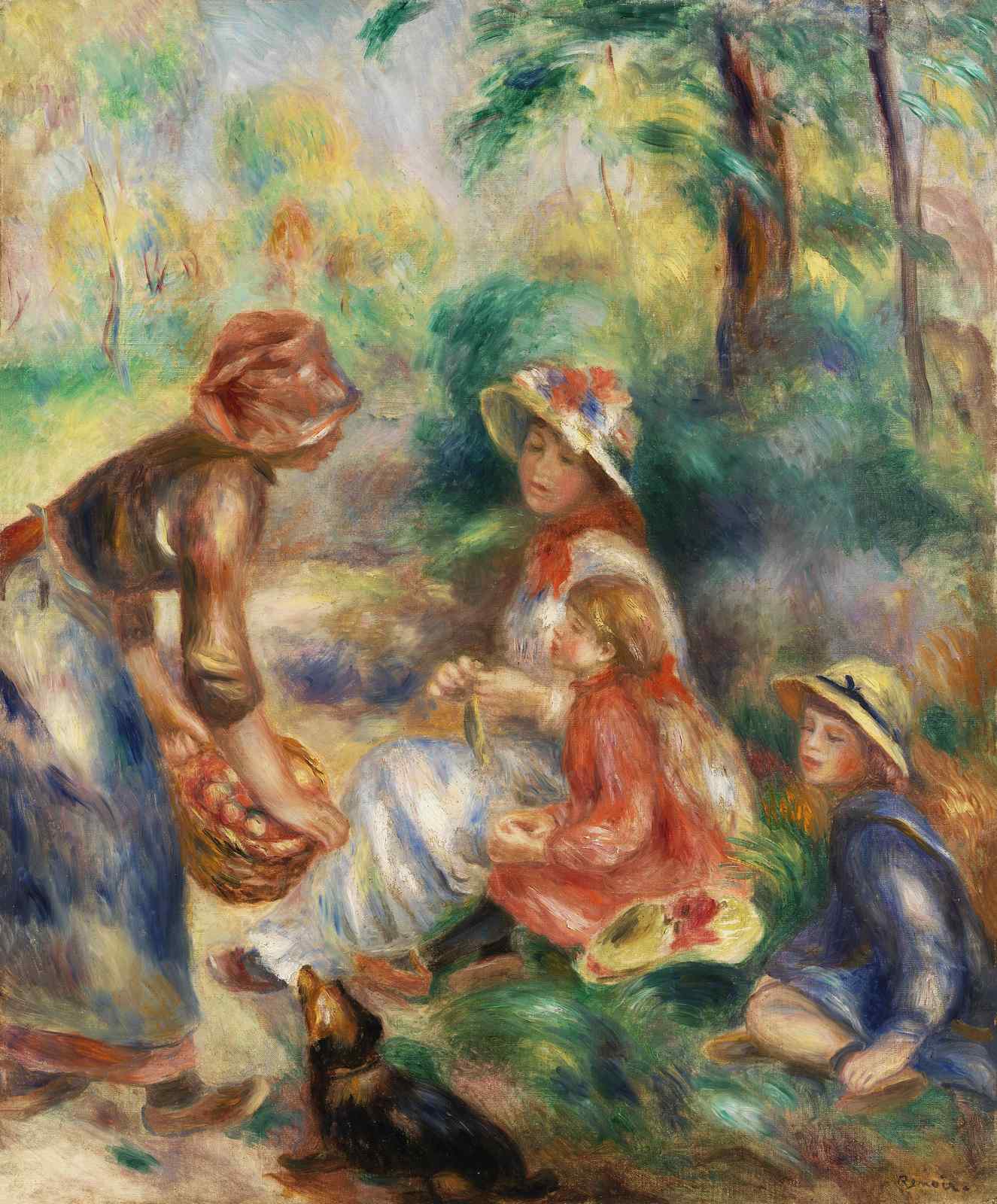 Renoir's Country Scene Wall Art