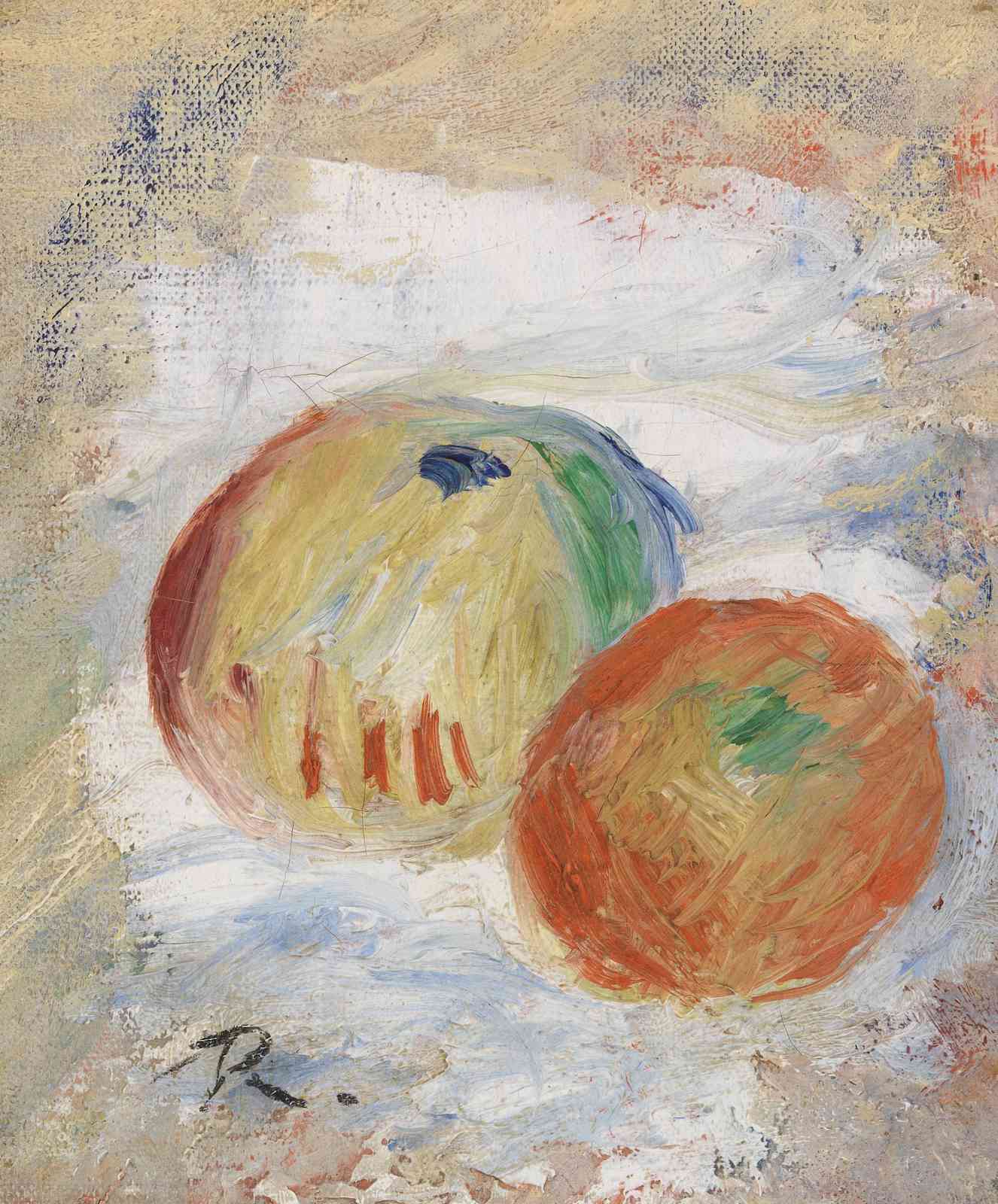 Impressionist Apples Still Life Wall Art