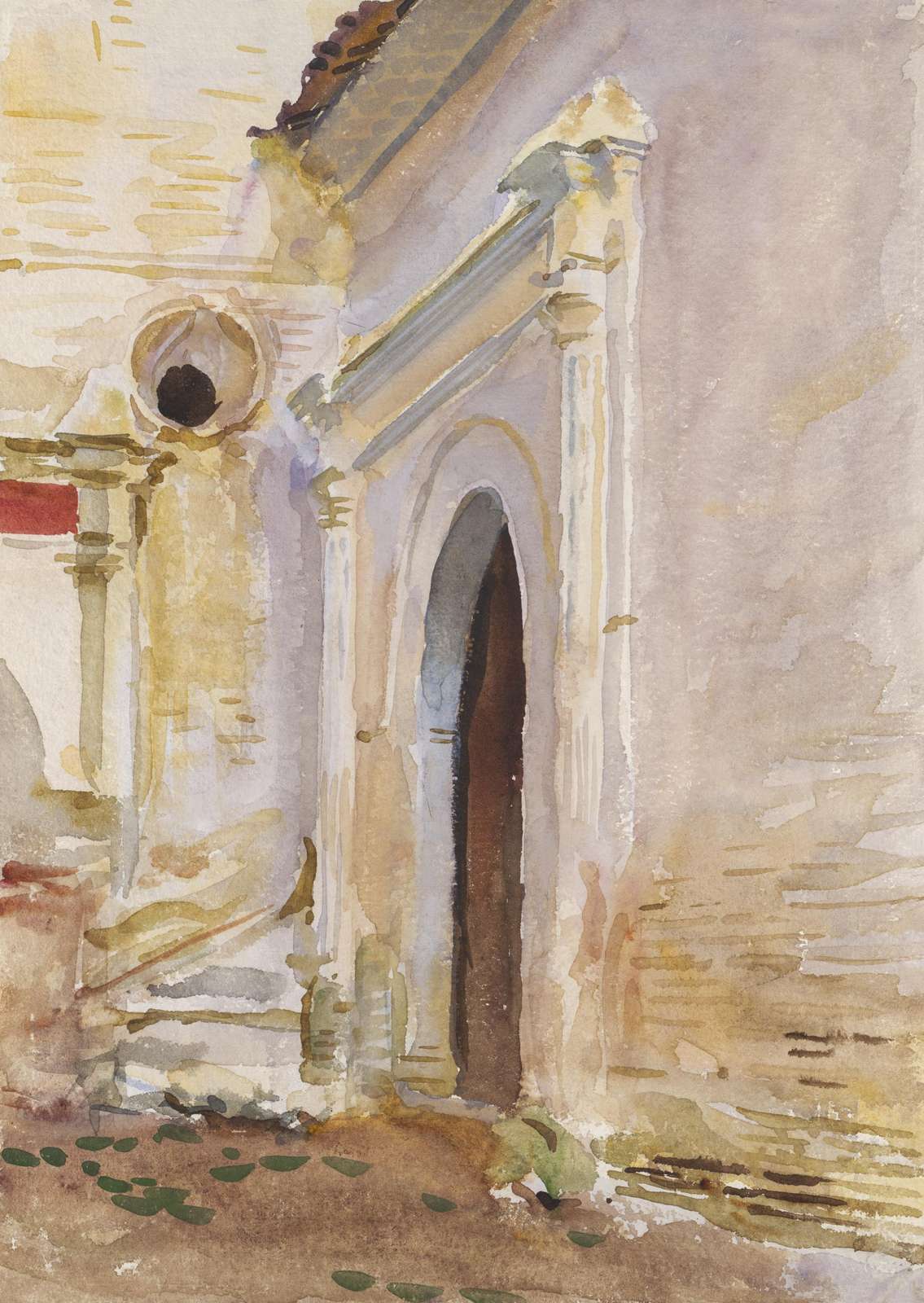 Classic Archway Watercolor Wall Art Wall Art