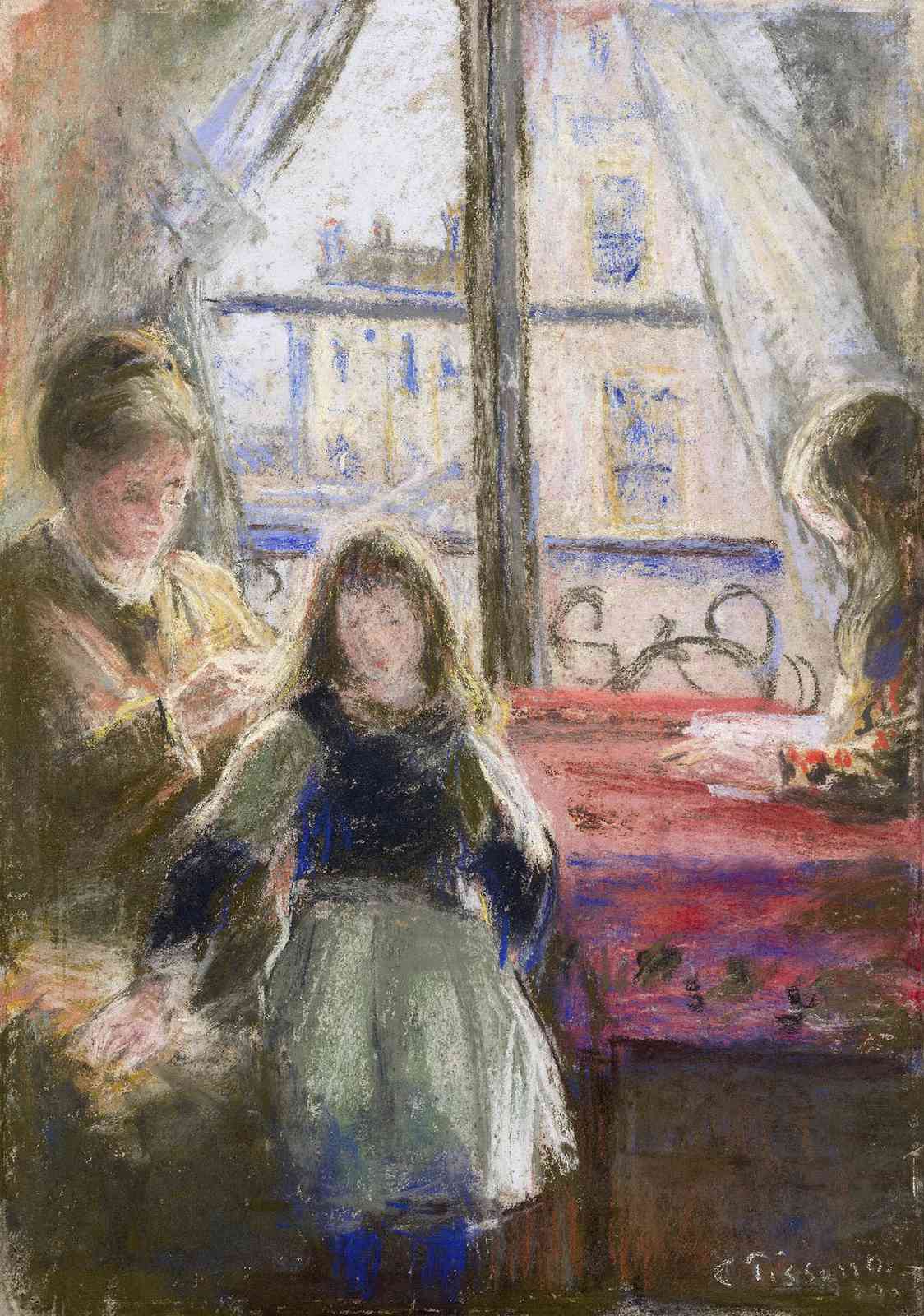 Impressionist Family Scene Wall Art
