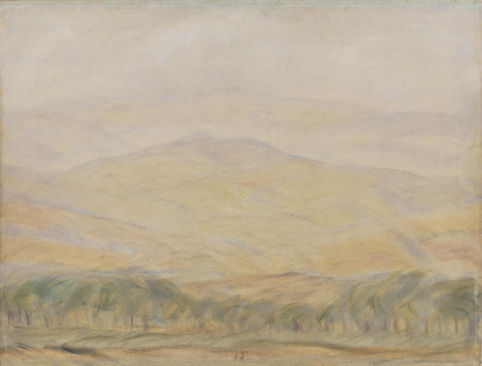 Misty Mountain Landscape Wall Art