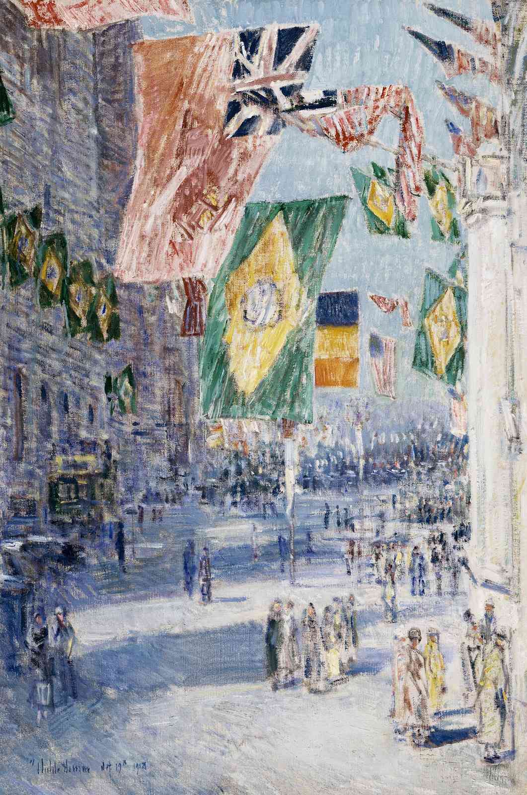 Vibrant Parade Street Scene Wall Art