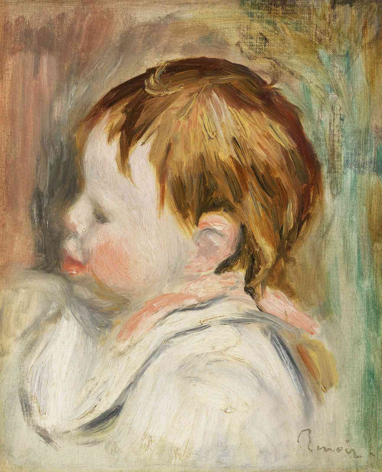 Impressionist Child Portrait Fine Art Wall Art
