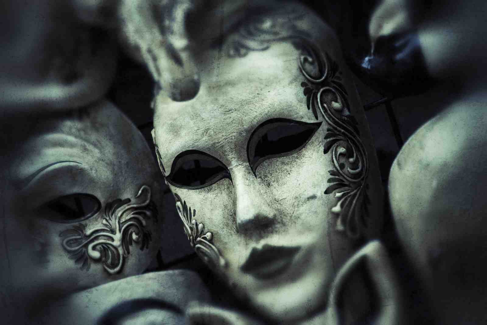 Mysterious Masquerade Masks Wall Art