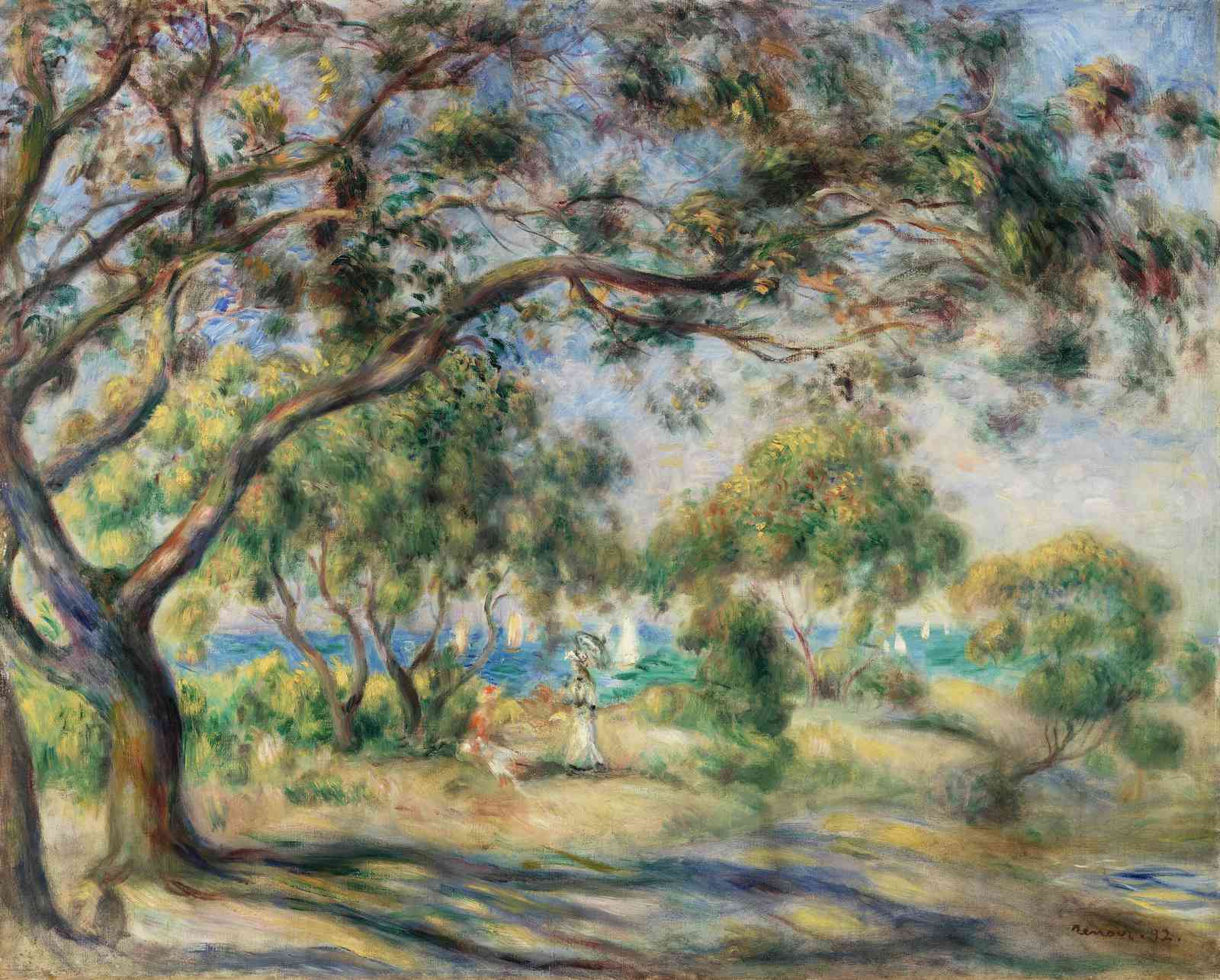 Impressionist Landscape Coastal Scene Wall Art
