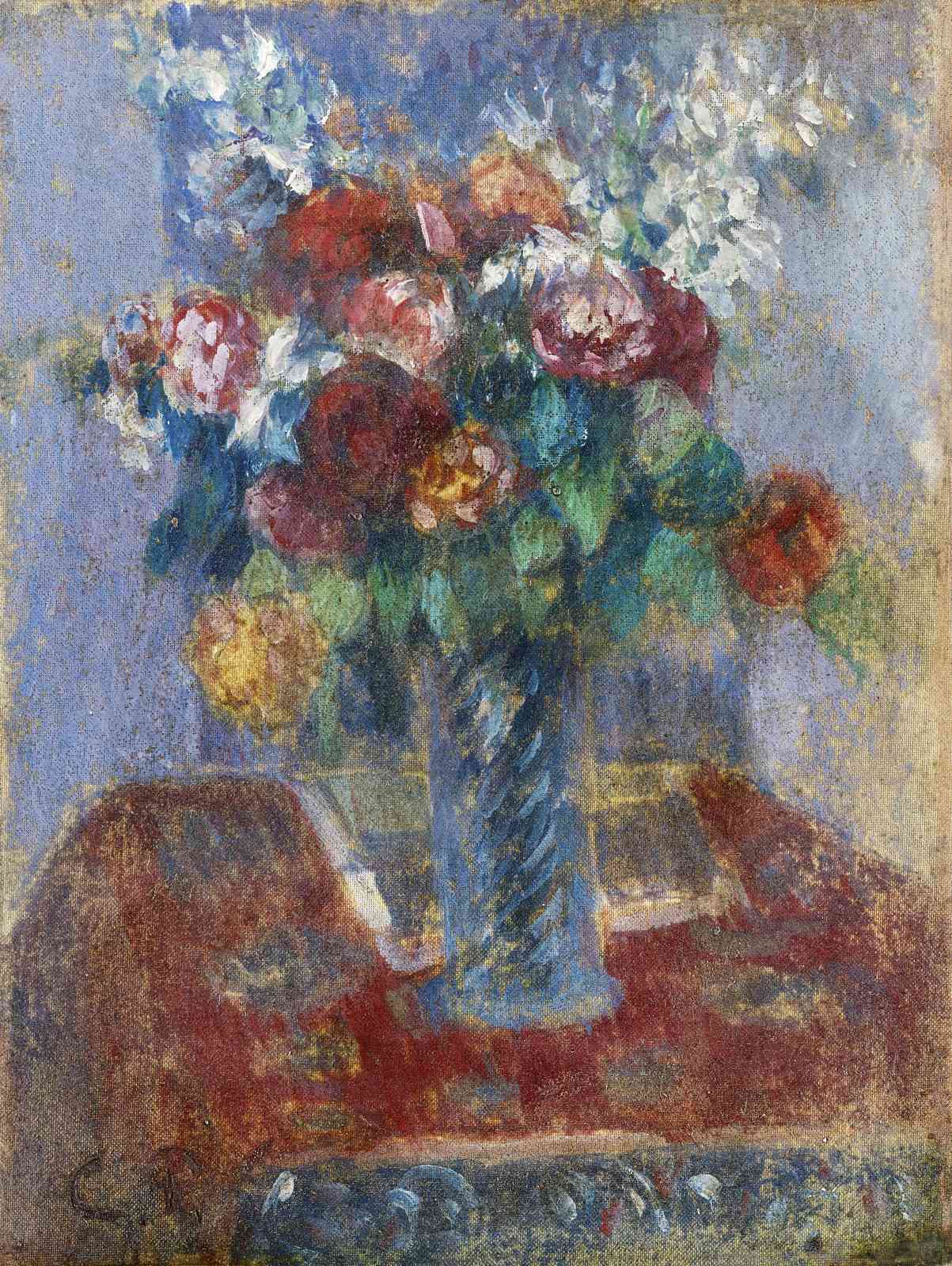 Vibrant Floral Still Life Wall Art