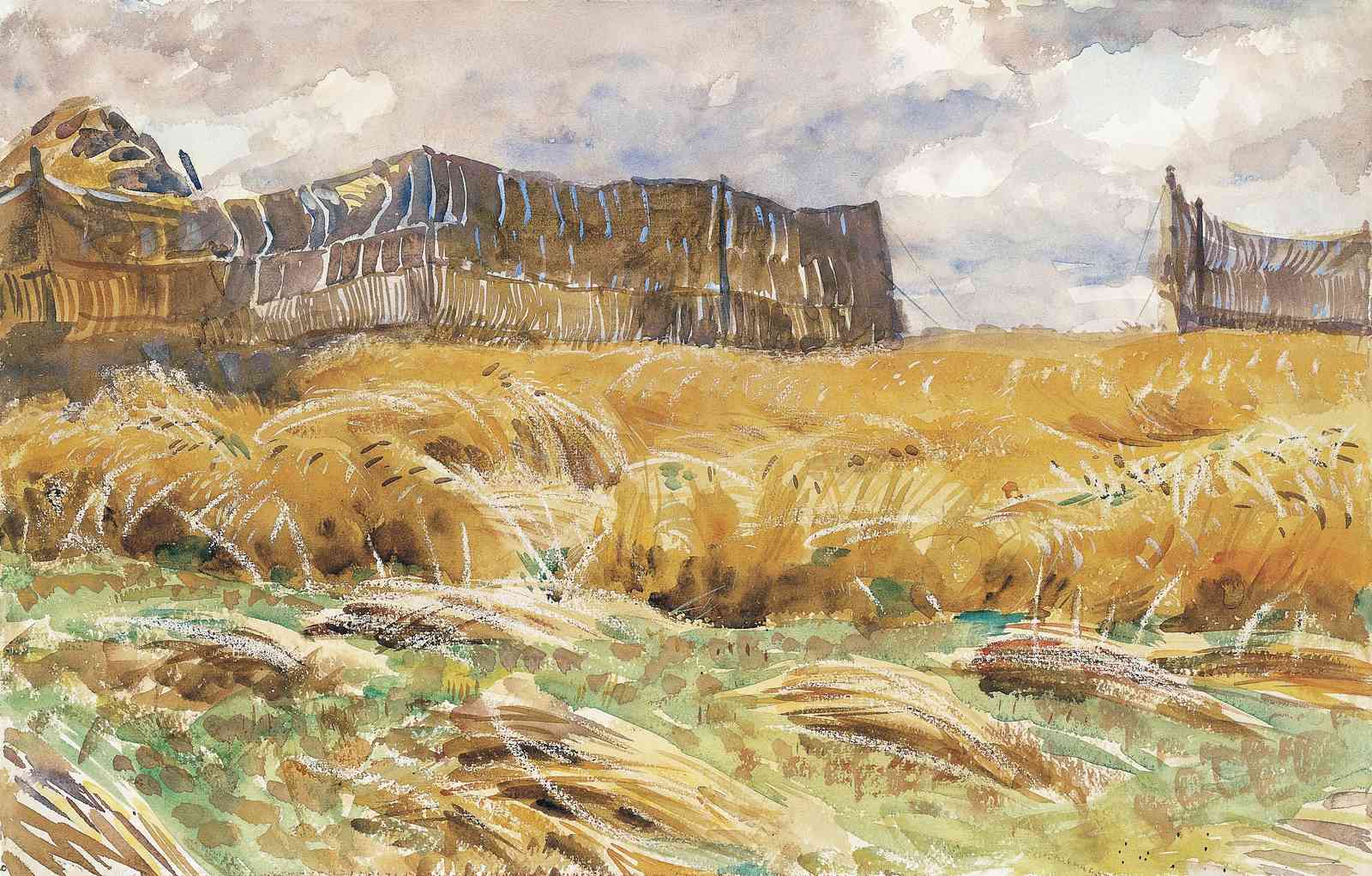 Golden Harvest Landscape Wall Art