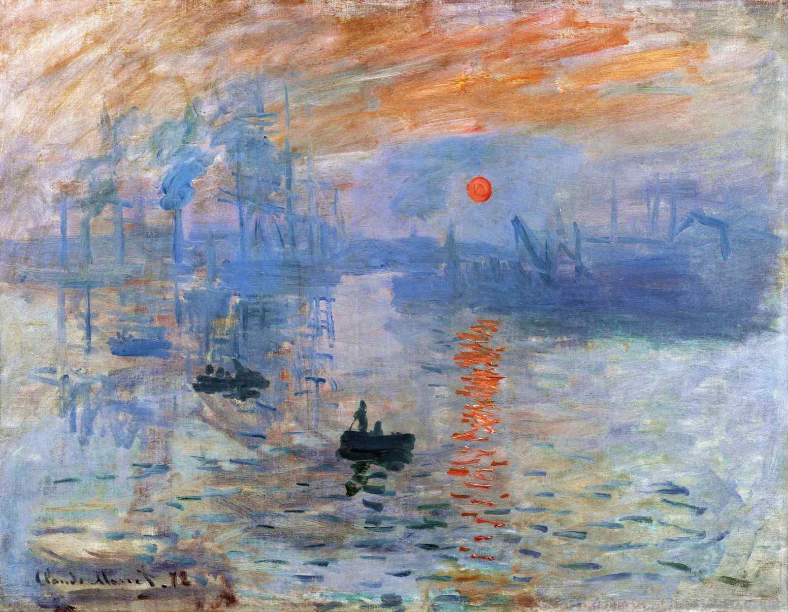 Impression Sunrise Claude Monet Wall Art