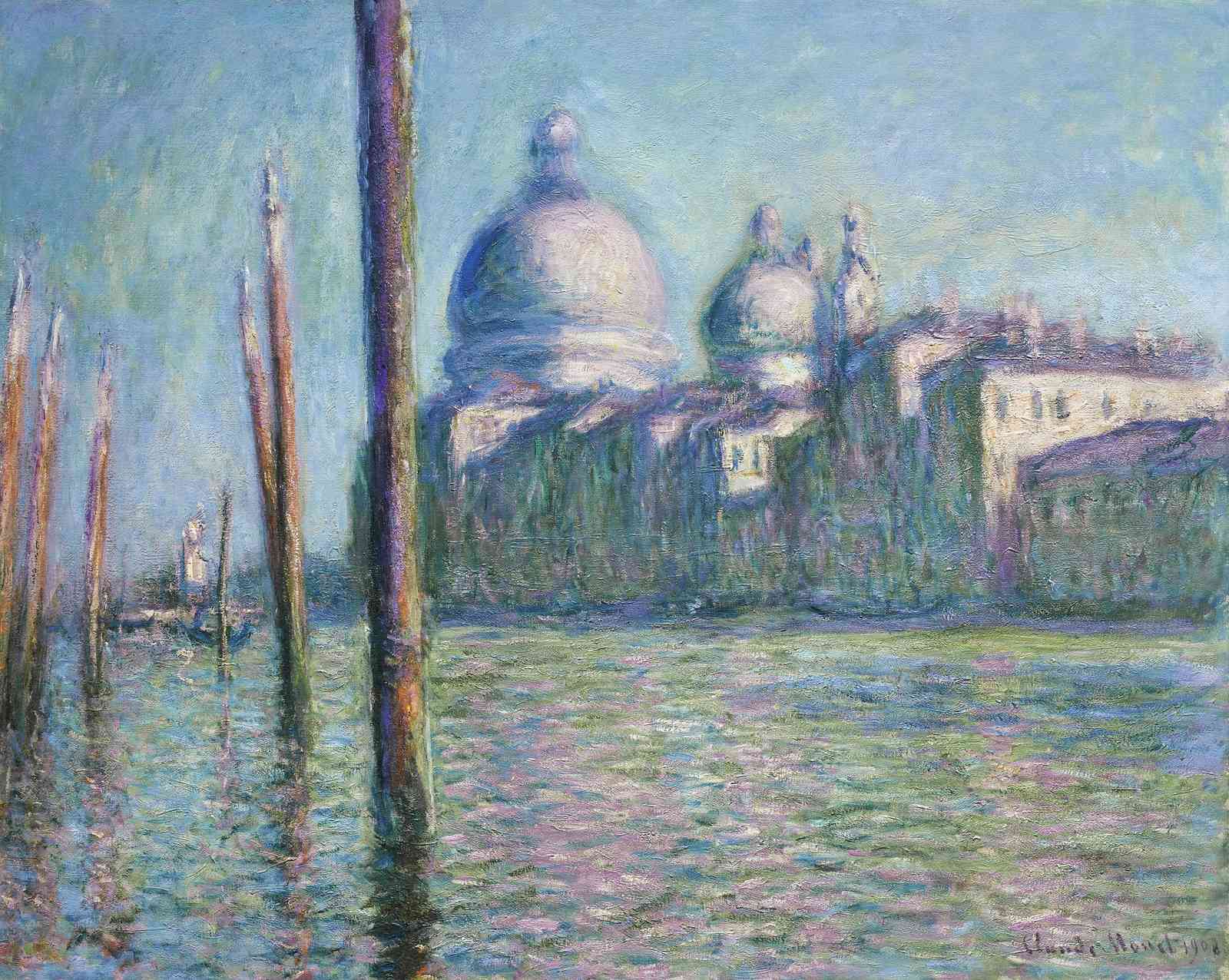 Venice Canal Impressionist Landscape Wall Art