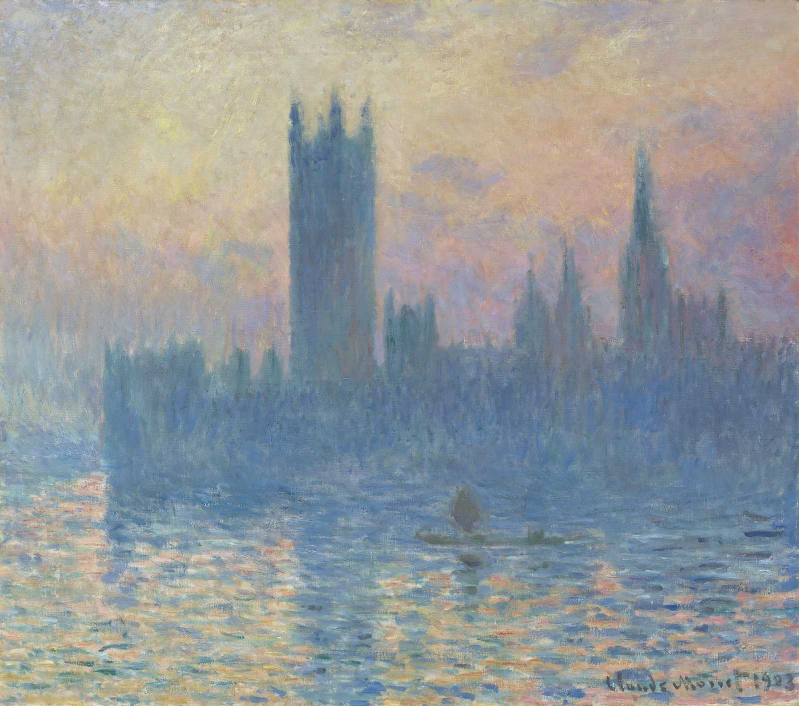Impressionist London Fog Wall Art