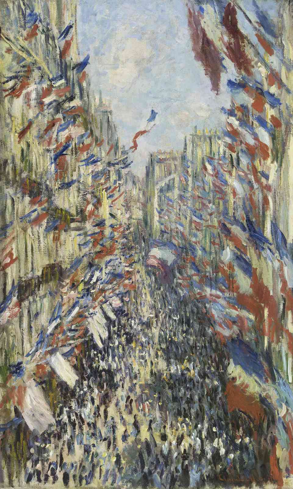 Impressionist Celebration Flags Wall Art