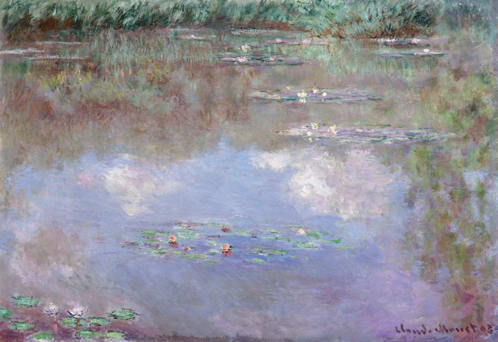Monet Water Lilies Impressionist Wall Art Wall Art
