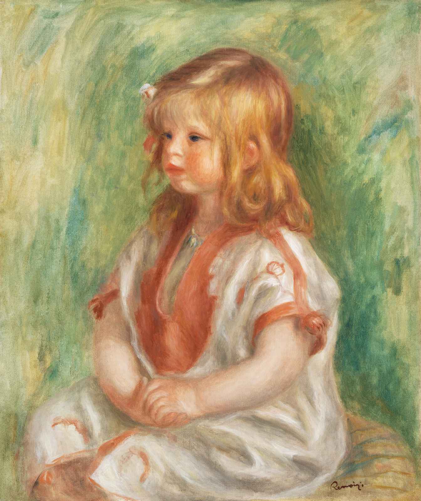 Renoir Girl Portrait Impressionist Wall Art