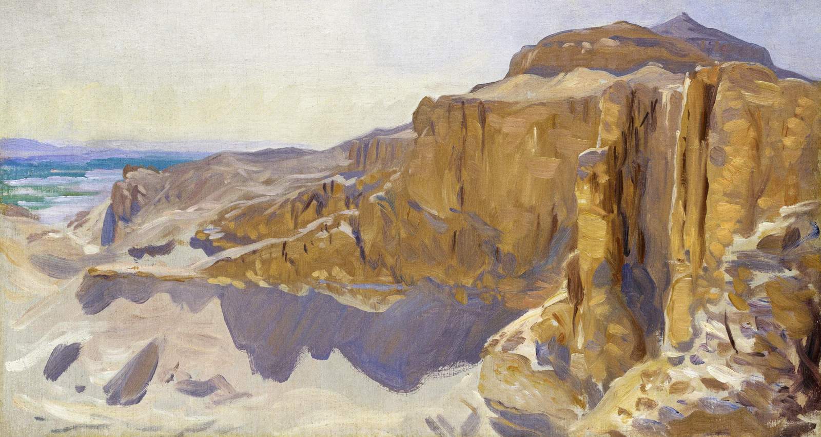 Golden Canyon Landscape Wall Art