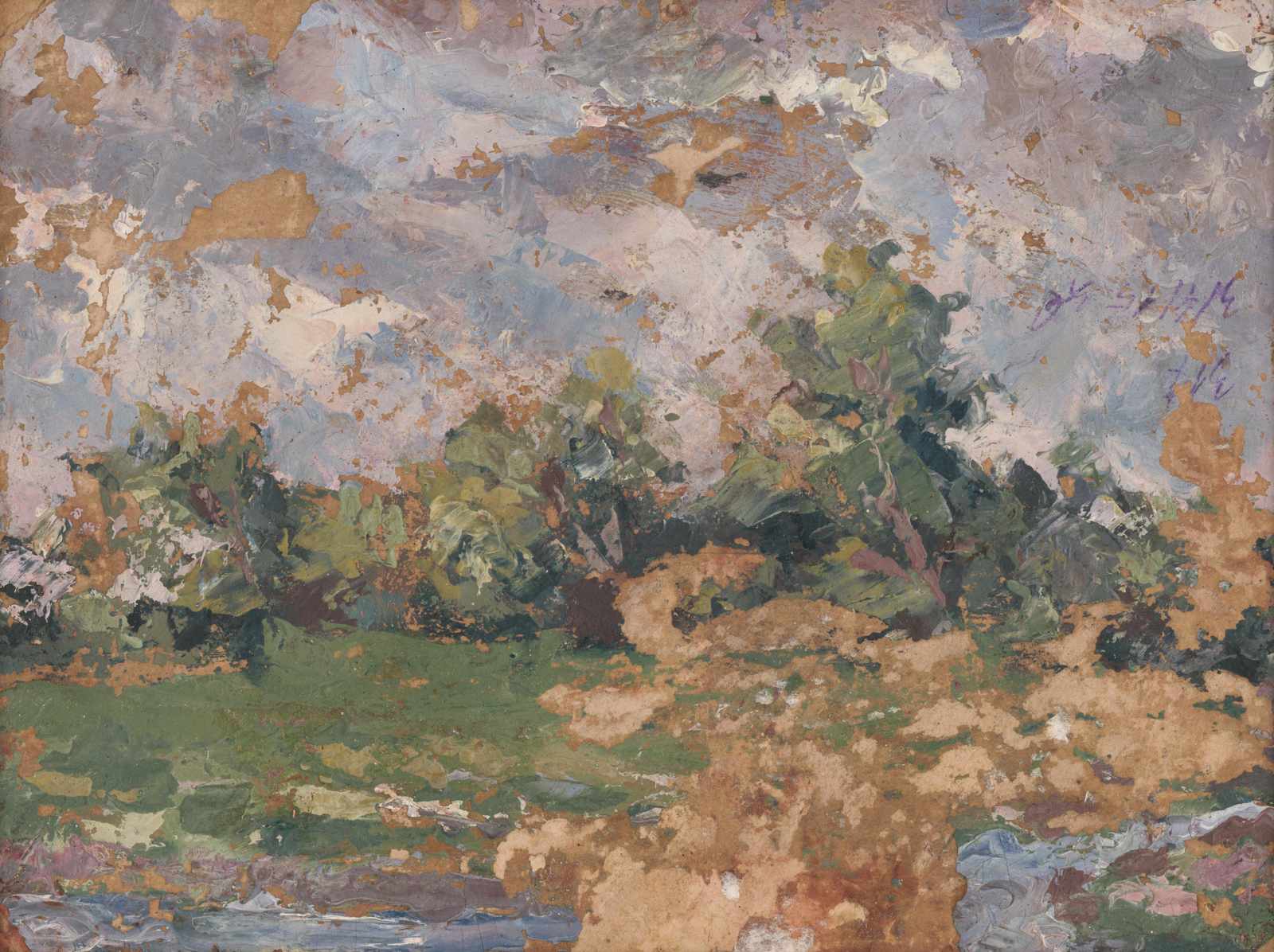 Impressionist Landscape Textured Wall Art