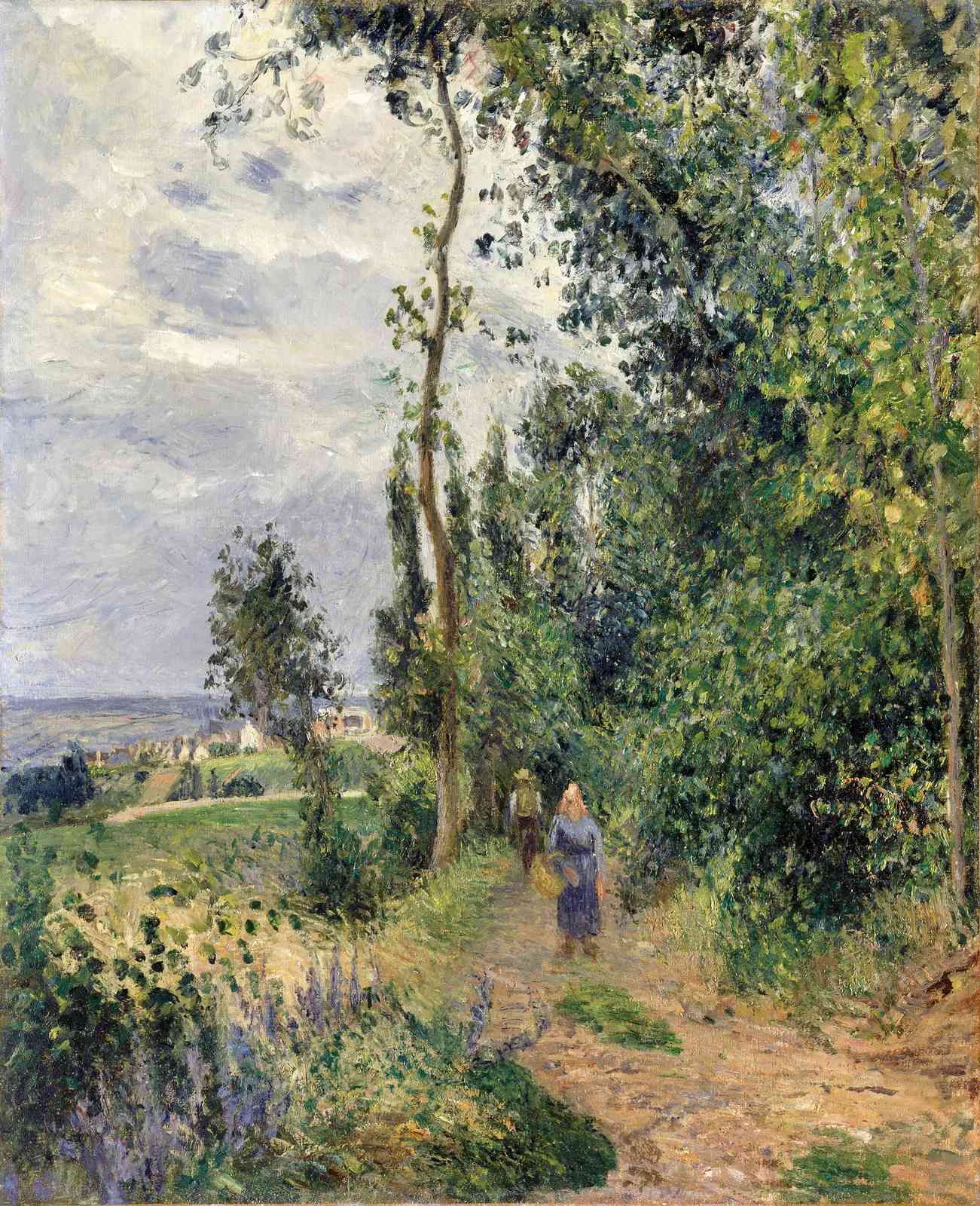Impressionist Landscape Path Wall Art
