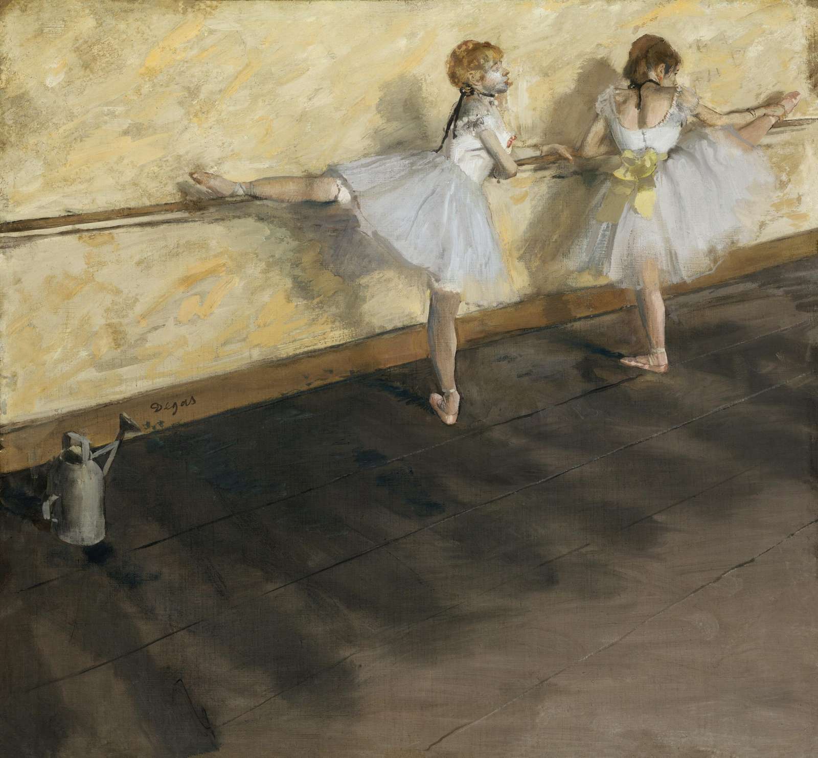 Ballet Dancers Rehearsal Impressionist Wall Art